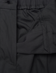 Rabens Saloner - Arete - Papery wide pant - vide bukser - black - 8