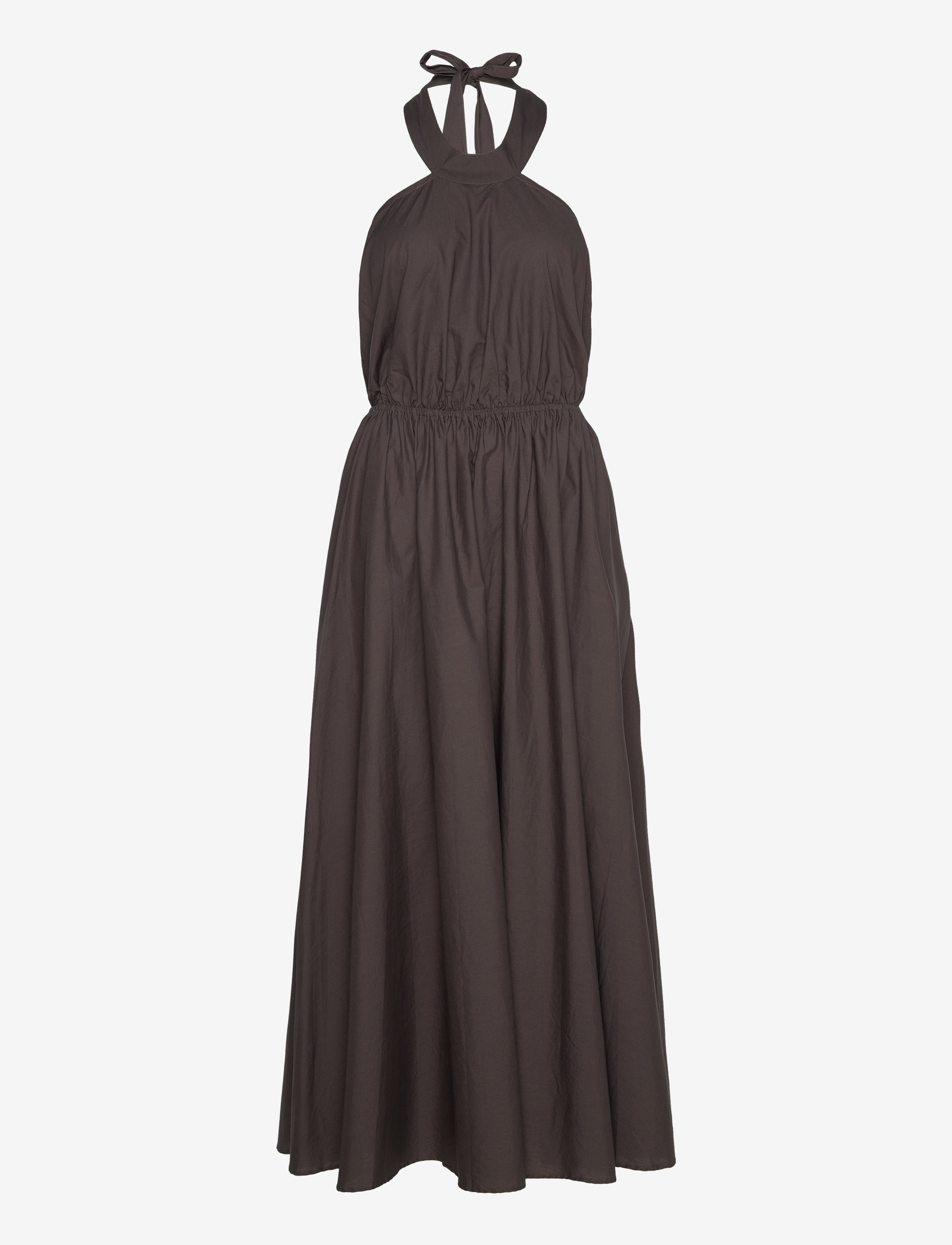 RABENS SALONER Sylvi - Poplin Halter Kleid Schwarz - L - Damen