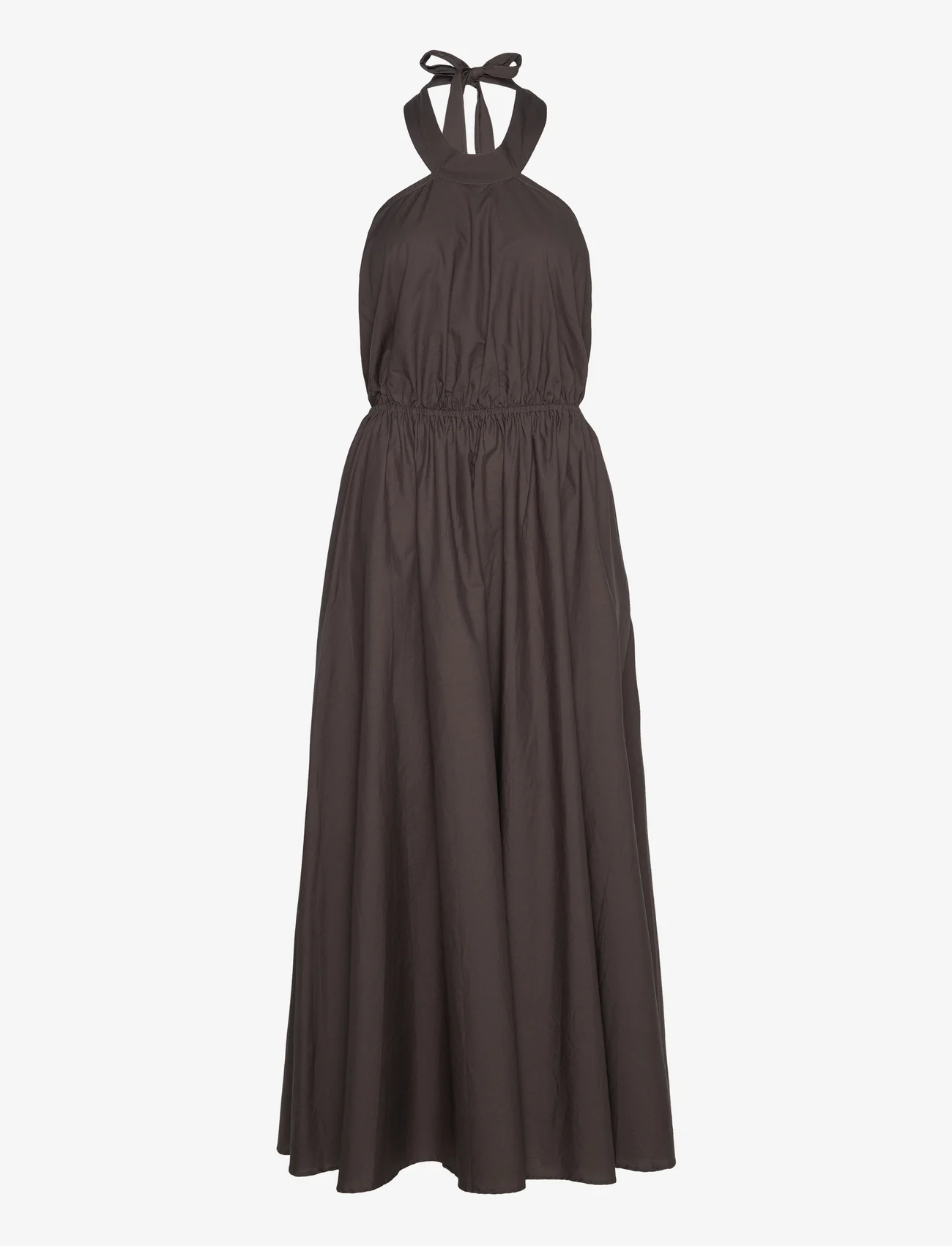 Rabens Saloner - Sylvi - Poplin halter dress - marškinių tipo suknelės - pirate black - 0