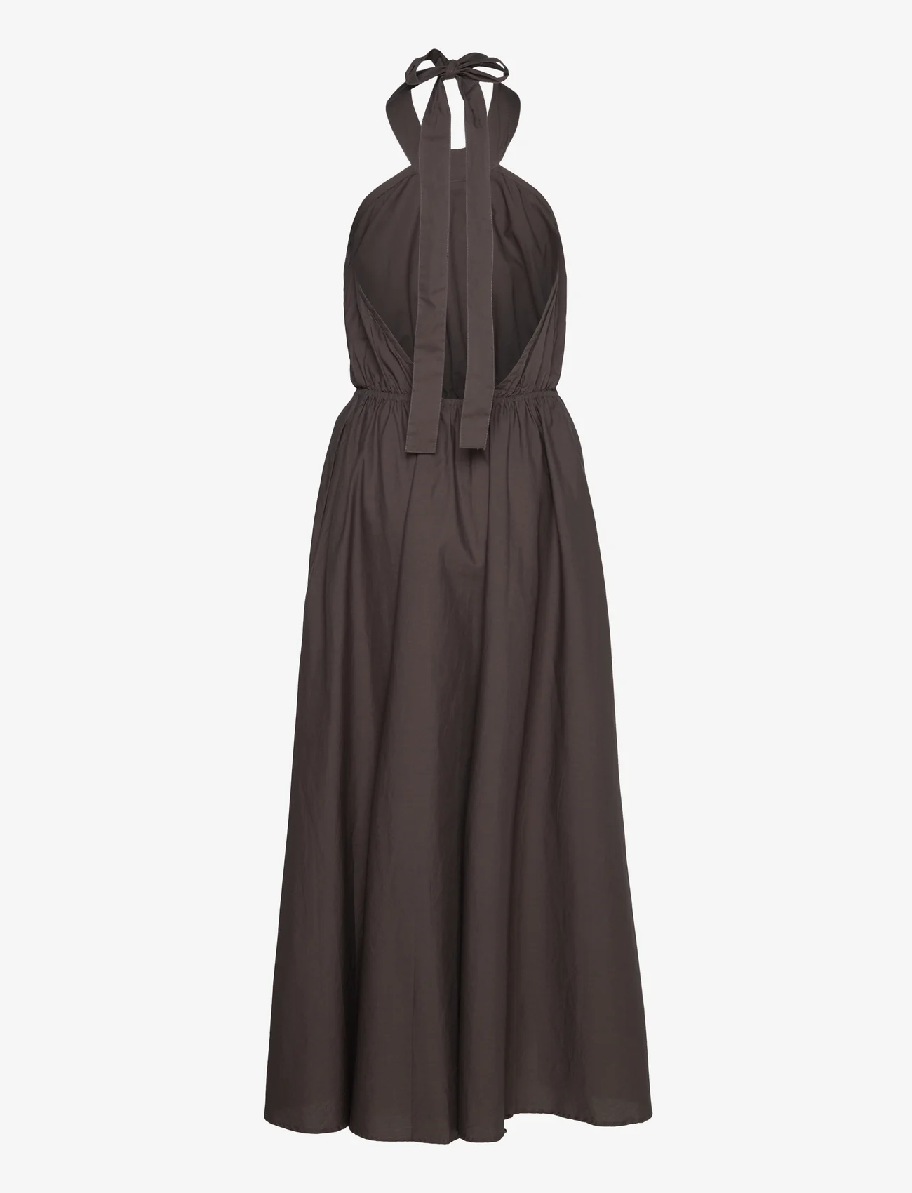 Rabens Saloner - Sylvi - Poplin halter dress - marškinių tipo suknelės - pirate black - 1