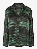 Branka - Shadow shirt w pockets - FOREST COMBO