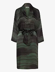 Rabens Saloner - Cammi - Shadow kaftan dress - vidutinio ilgio suknelės - forest combo - 0
