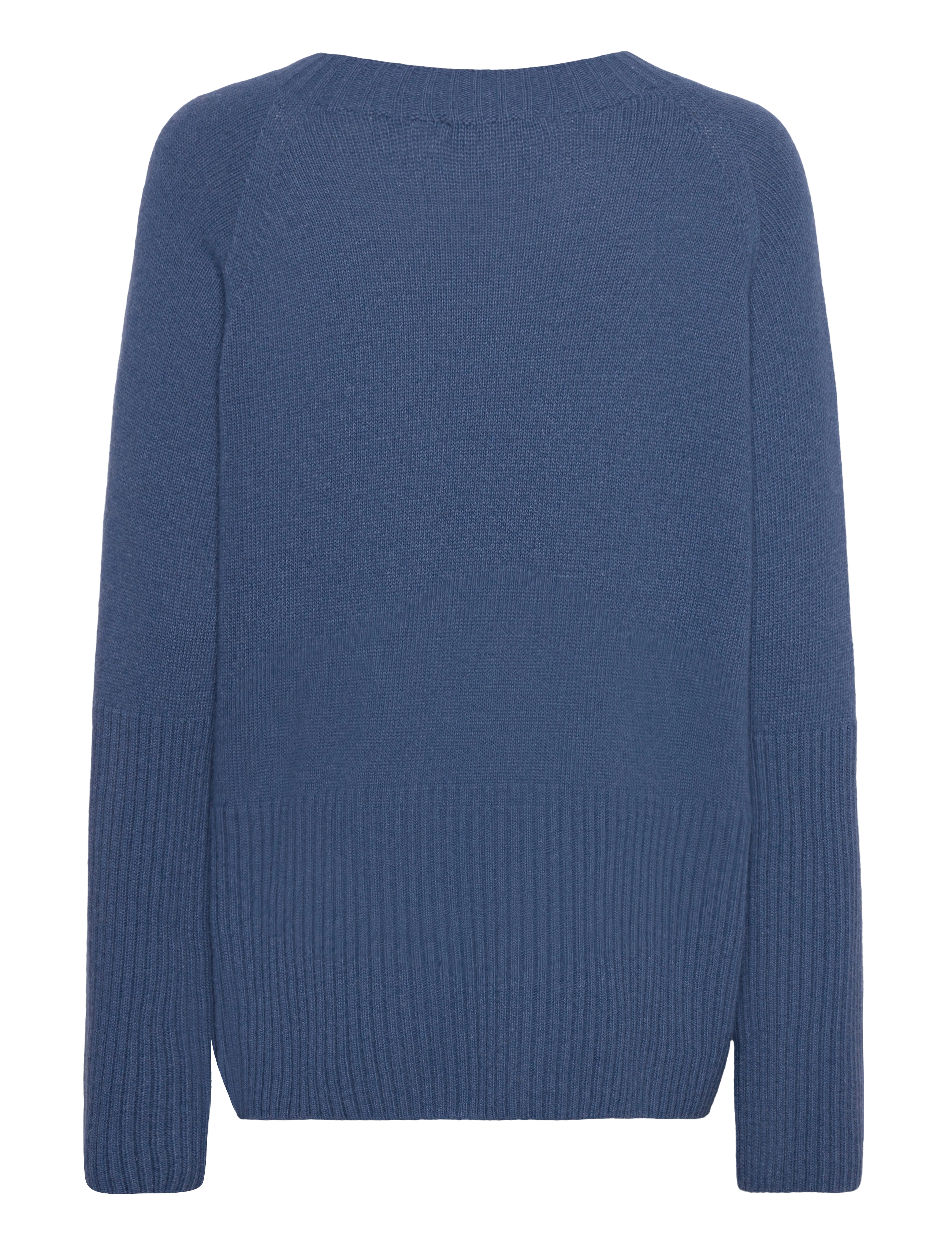 Rabens Saloner - Baria - strikkegensere - denim blue - 1