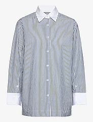 Rabens Saloner - Babara - marškiniai ilgomis rankovėmis - indigo stripe - 0