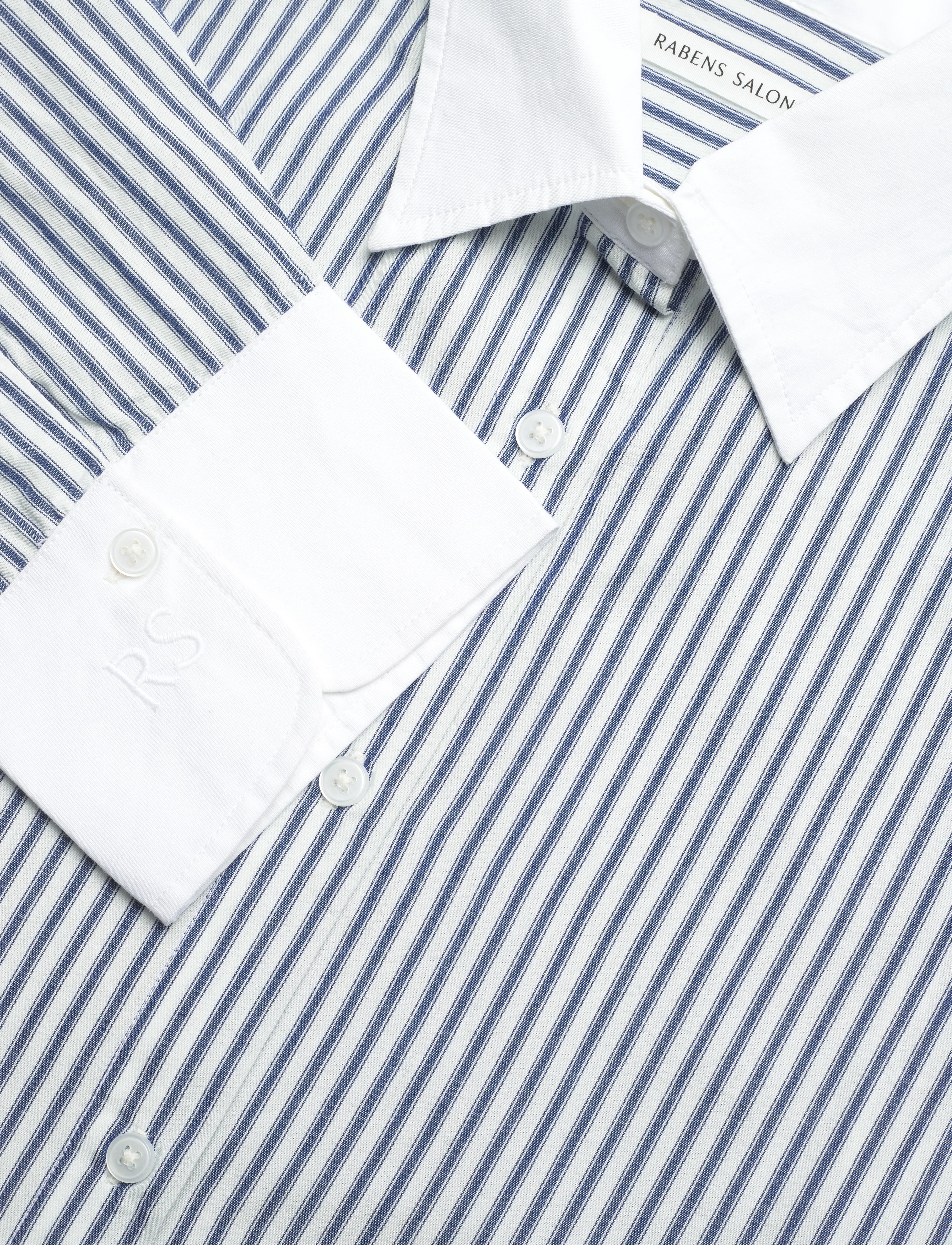 Rabens Saloner - Babara - indigo stripe - 3