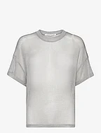 Metal mesh t shirt - Carabell - SILVER