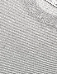 Rabens Saloner - Metal mesh t shirt - Carabell - t-shirts - silver - 4
