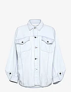 Denim light shirt jacket - Jeja - LIGHT WASH DENIM