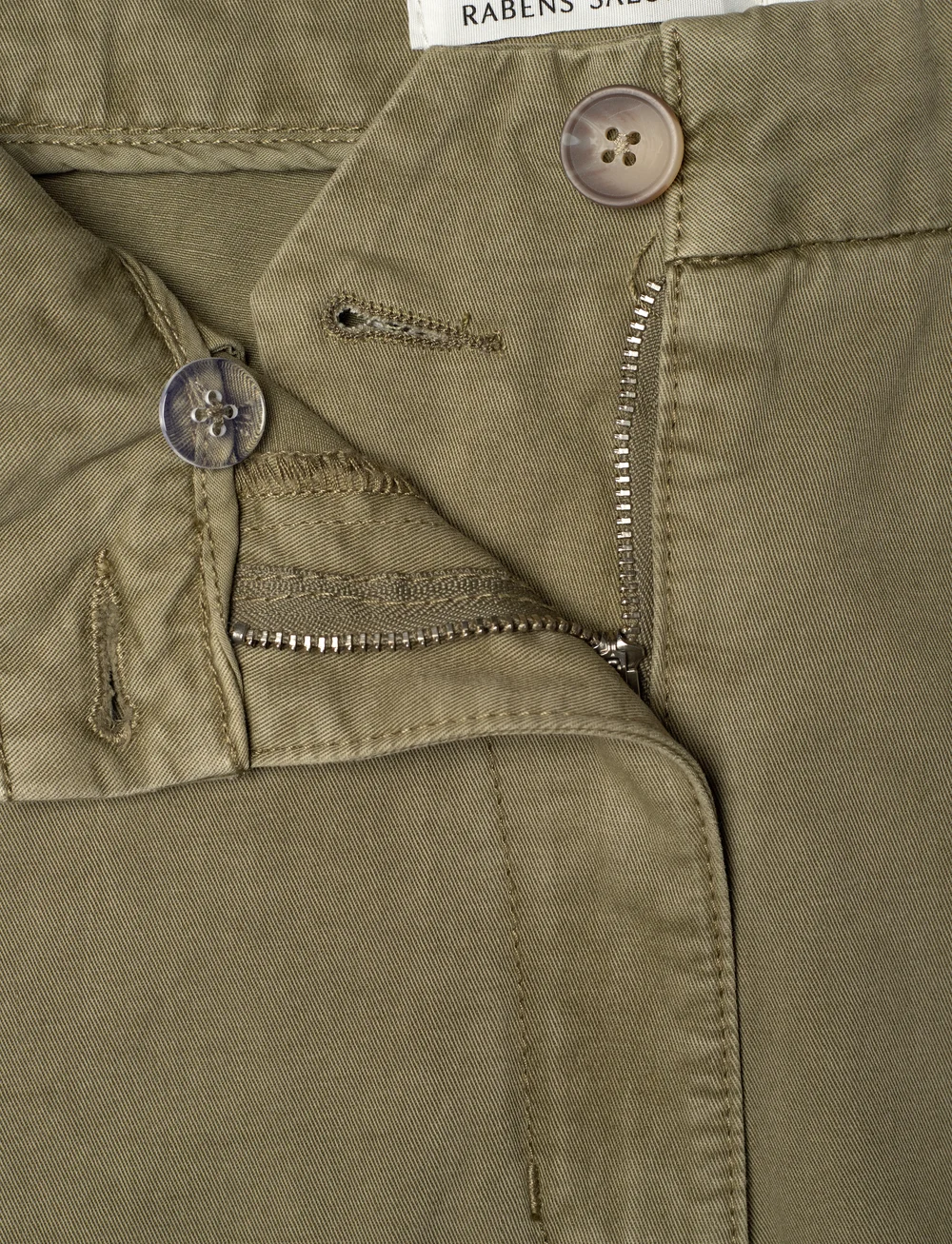 Rabens Saloner - Canvas light pants - Alphas - bukser med brede ben - burnt olive - 5