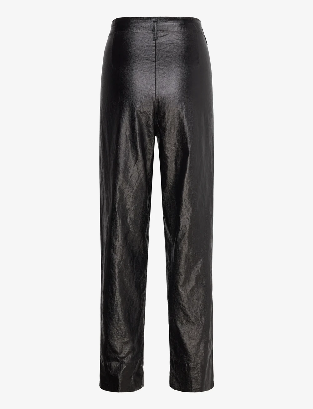 Rabens Saloner - Glazed pleat pants - Raina - leinenhosen - black - 2