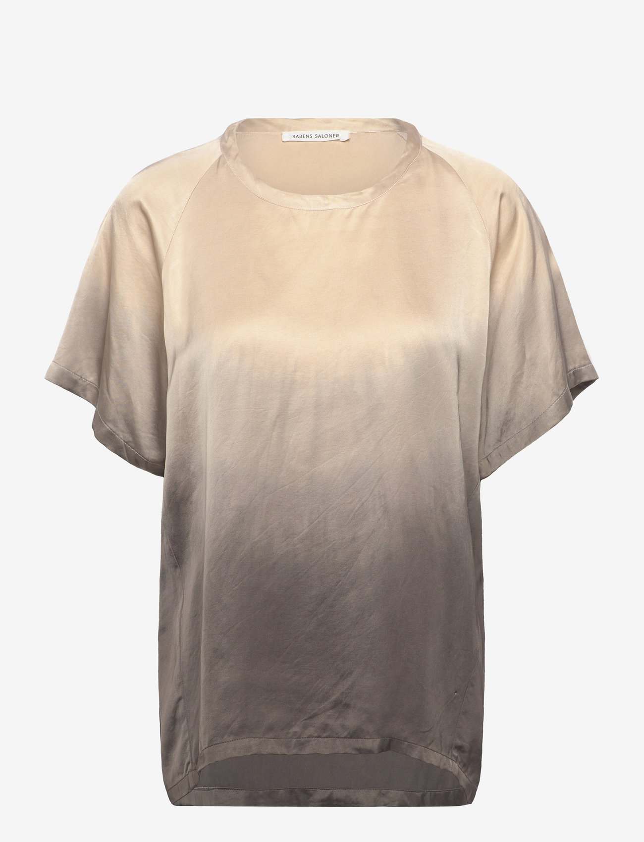 Rabens Saloner - Flow top - Kis - t-shirts - sand combo - 0