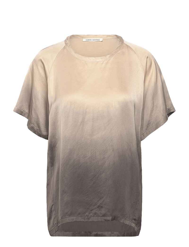 Rabens Saloner - Flow top - Kis - t-shirts - sand combo - 0
