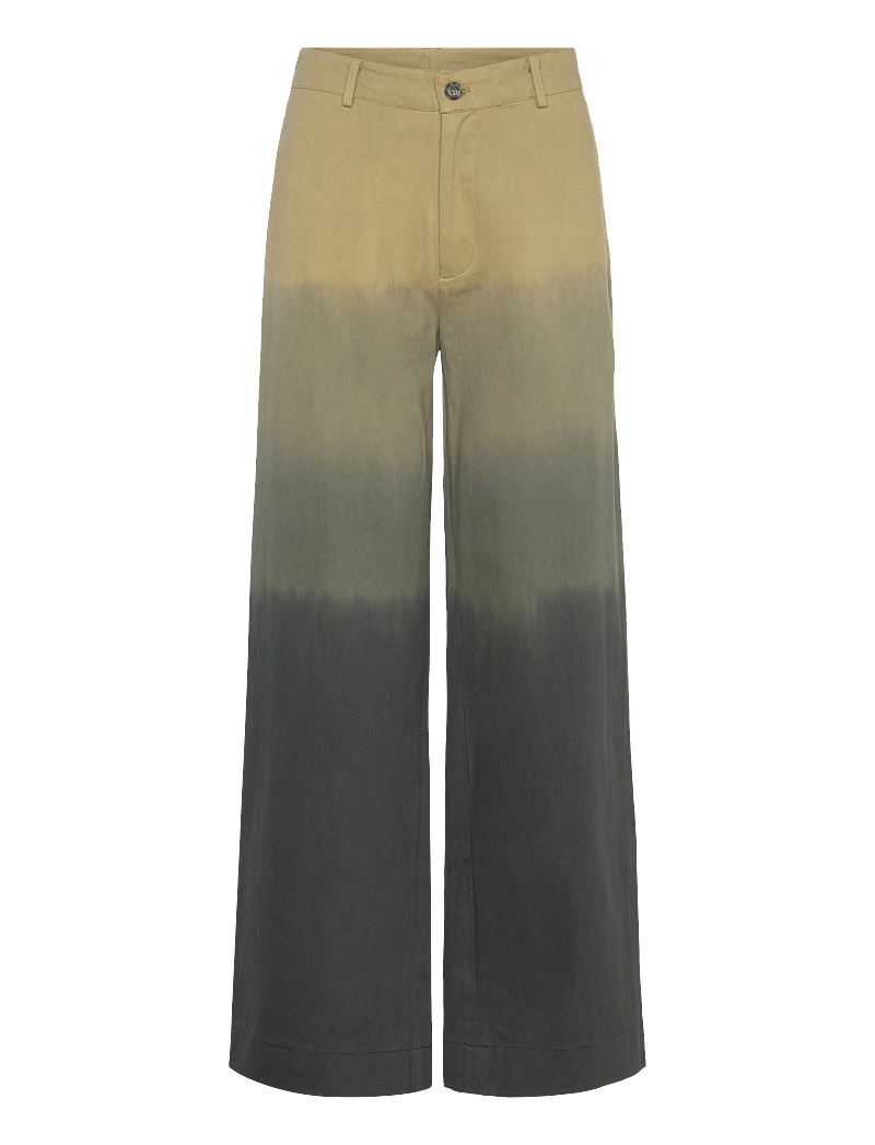 Rabens Saloner - Flow drill pants - Jahan - bukser med brede ben - army combo - 1
