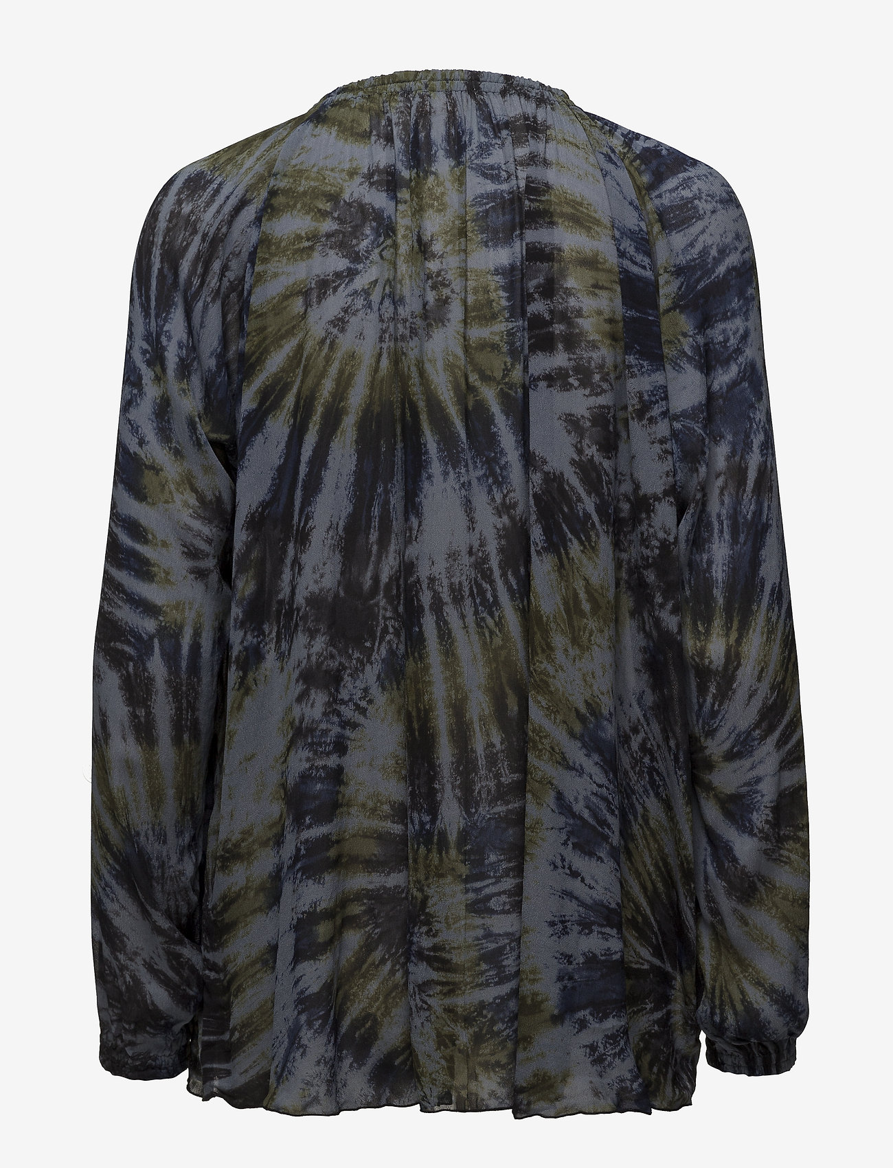 Rabens Saloner - Abstract blouse - navy - 1