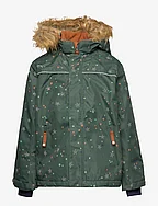 Nolan Reflective Winter Jacket - DEEP FOREST REFLEX STAR
