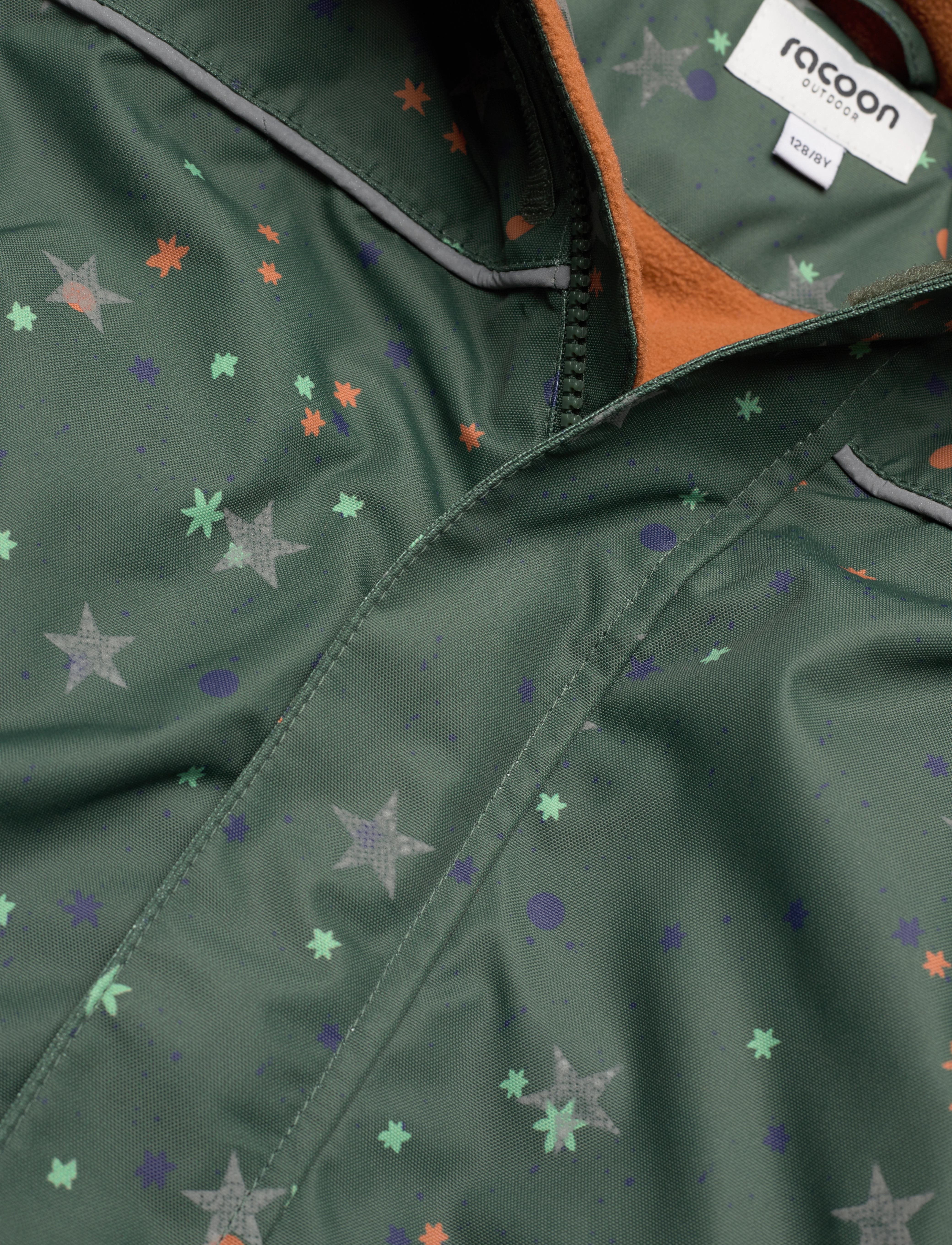 Racoon - Nolan Reflective Winter Jacket - deep forest reflex star - 4