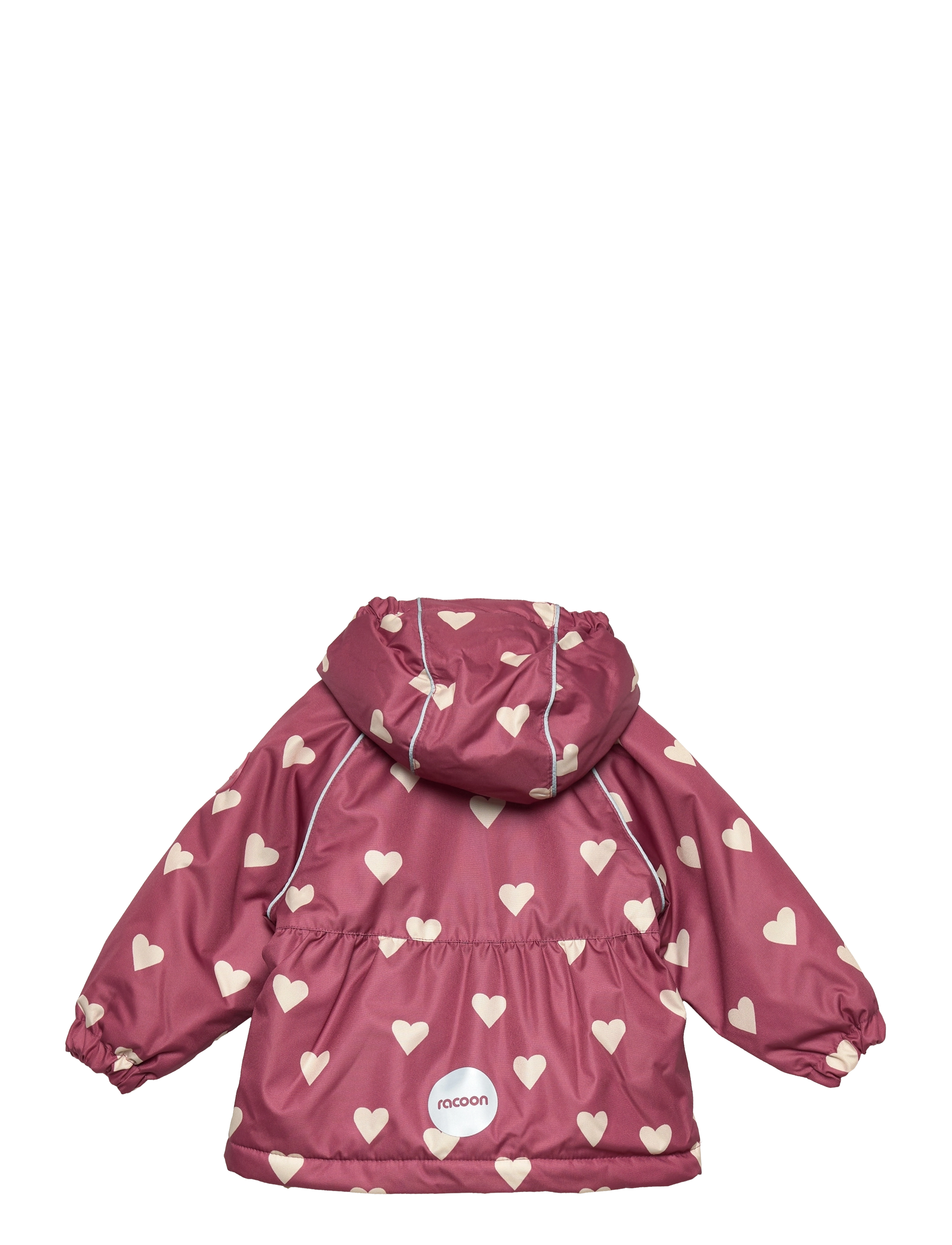 Racoon - Vista Winter Jacket - rose wine heart - 1