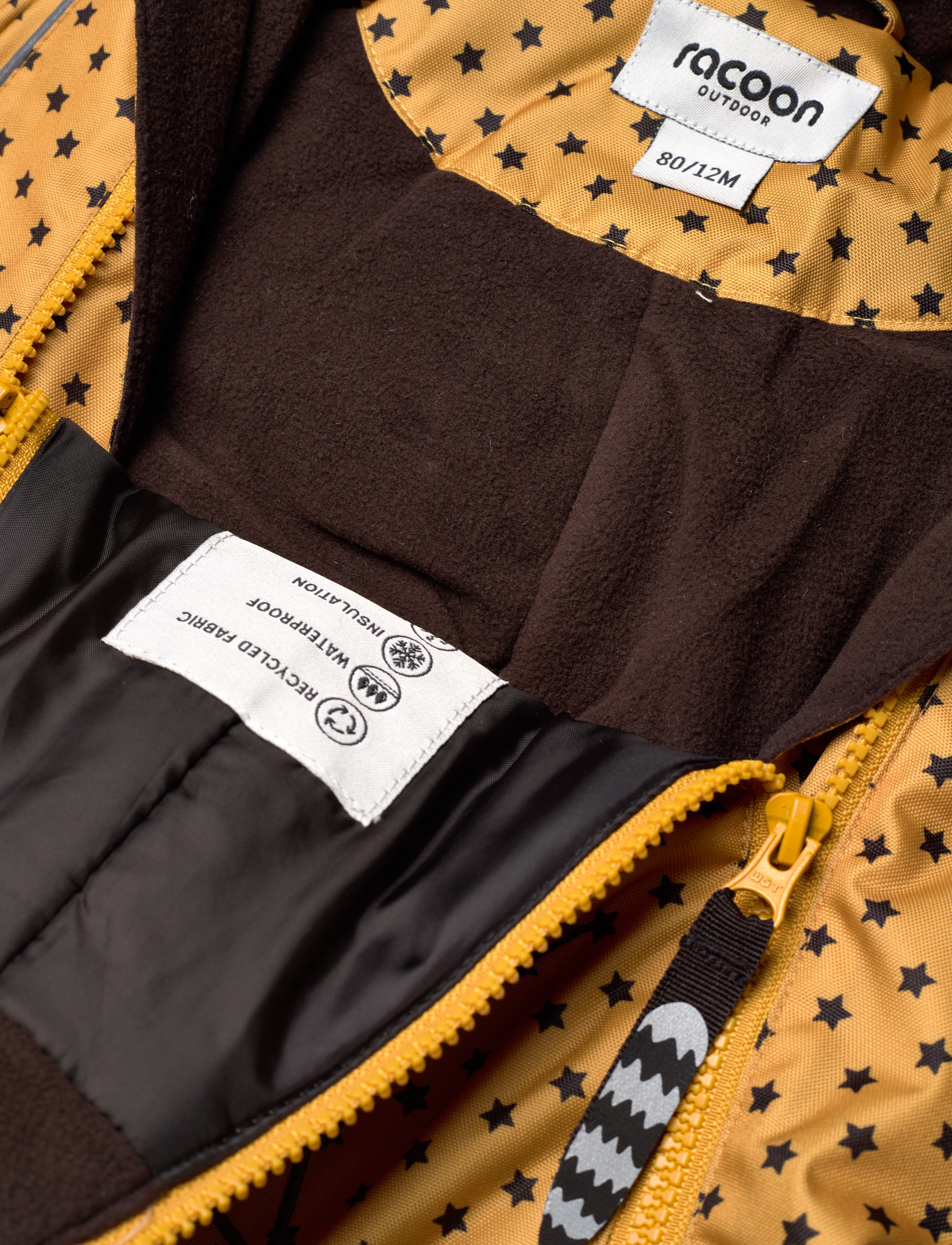 Racoon - Norwalk Snowsuit - nugget gold star - 5