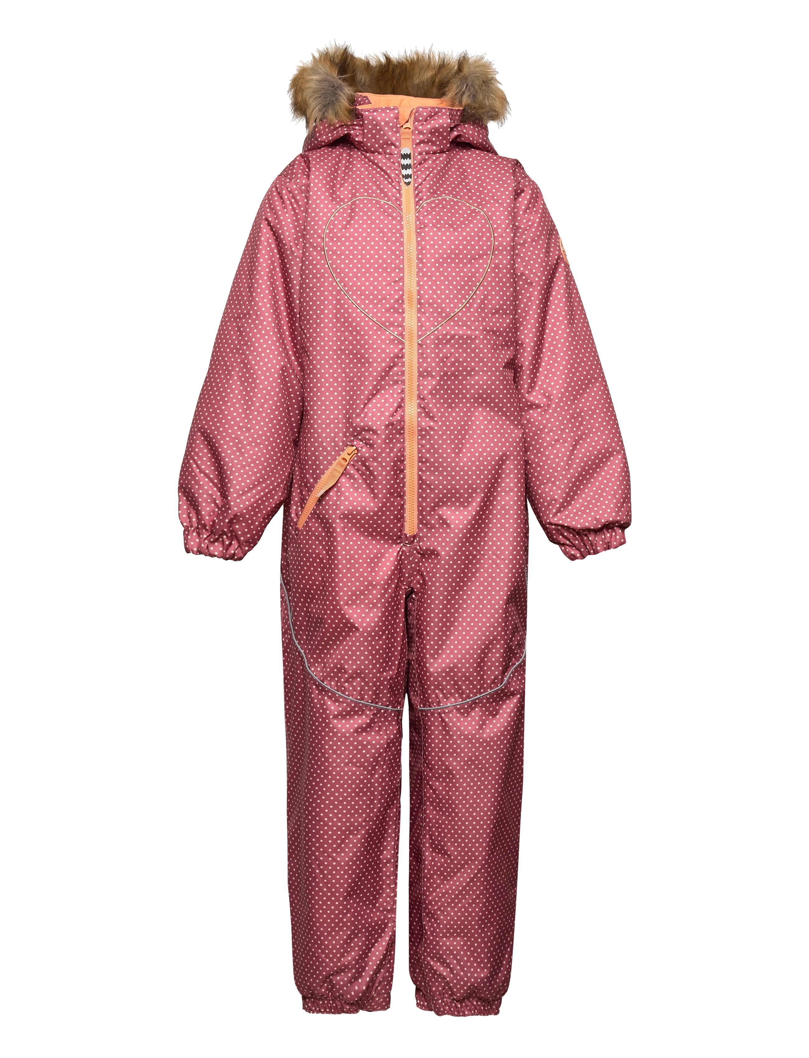 Tuson Snowsuit - ROSE WINE DOT