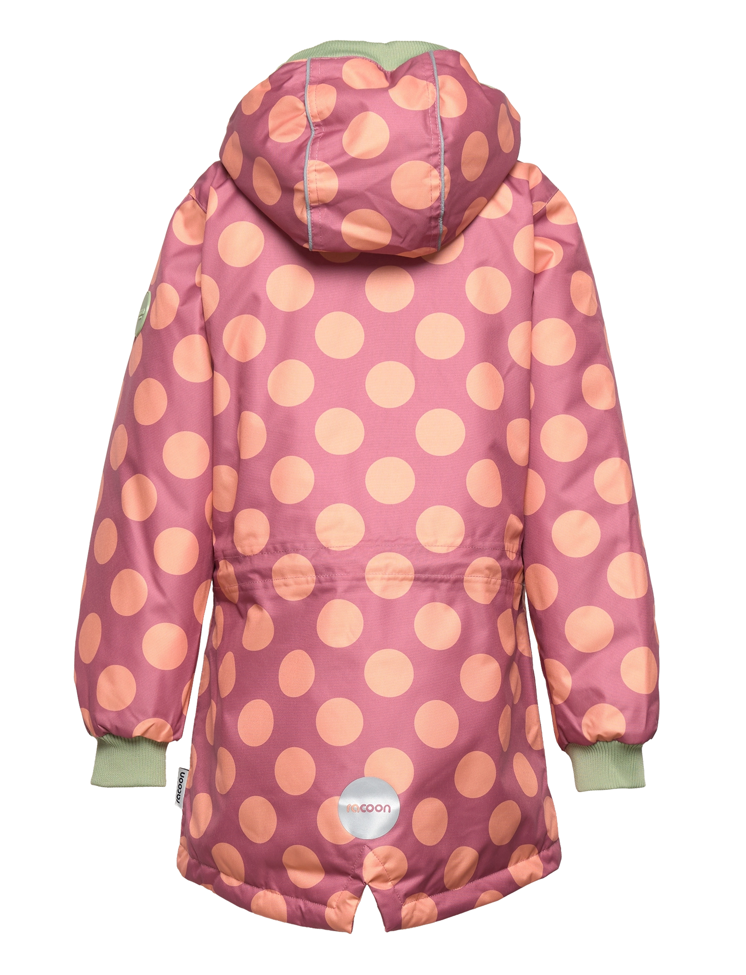 Racoon - Garland Winter Jacket - wine dot - 1