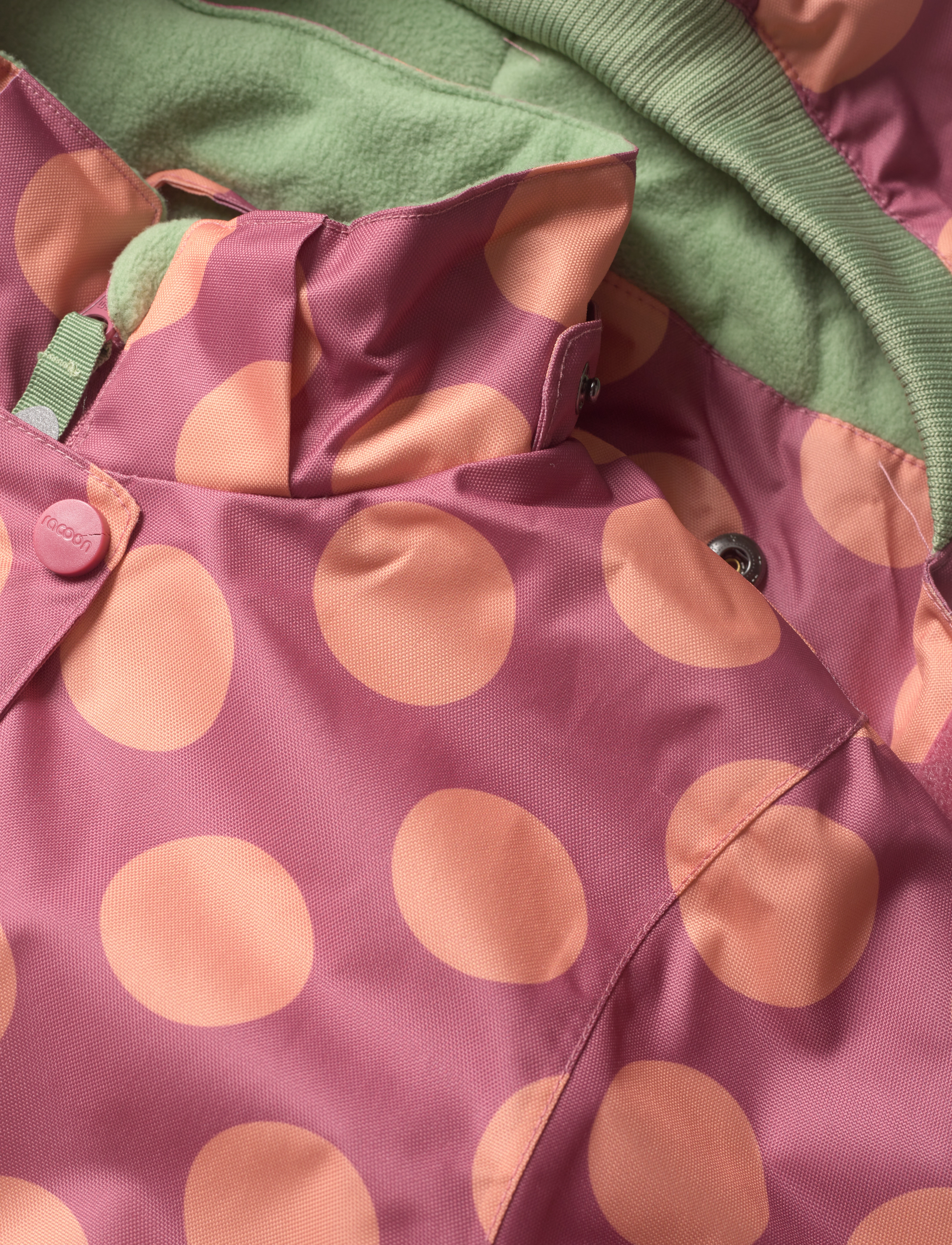 Racoon - Garland Winter Jacket - wine dot - 4