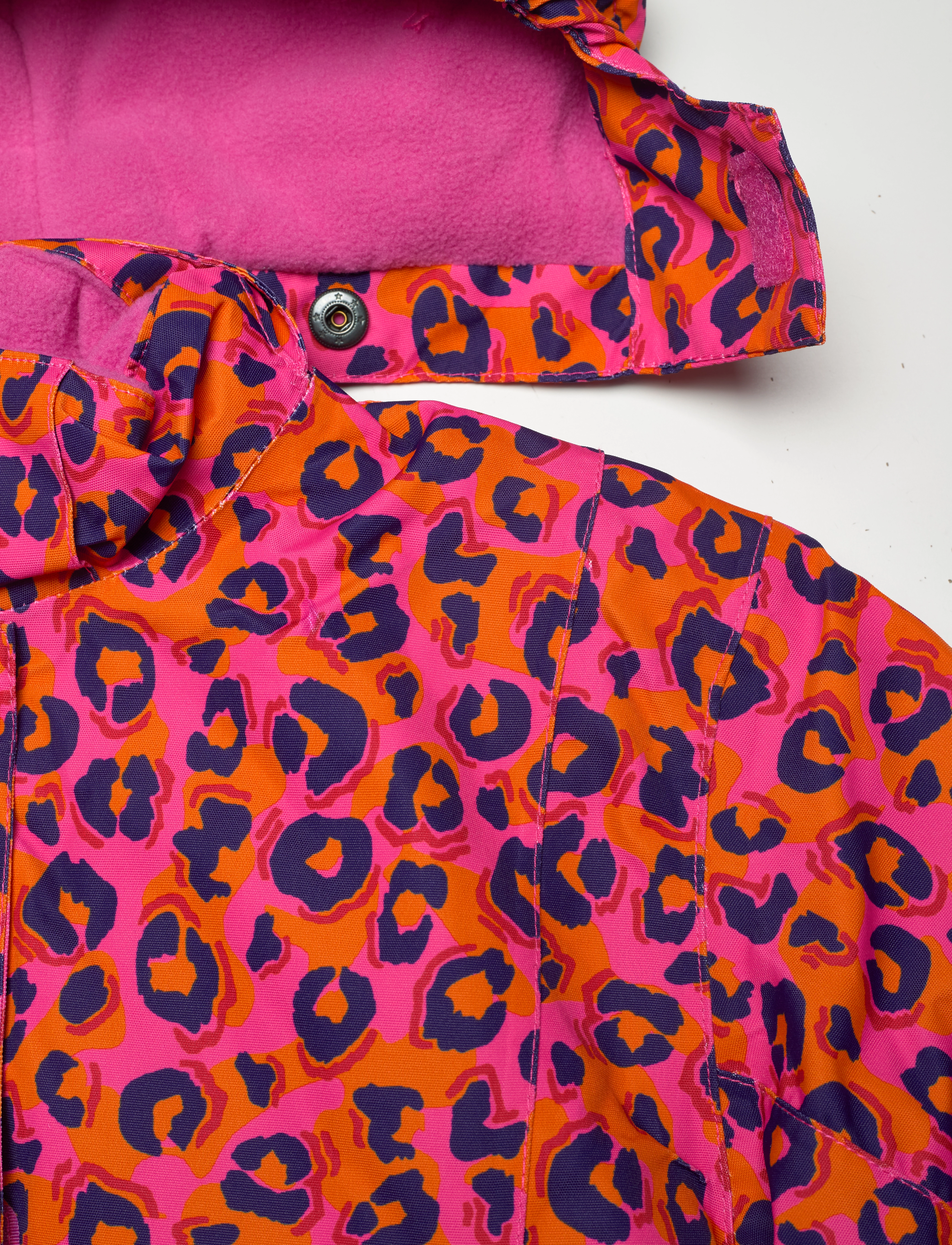 Racoon - Phoenix Winter Jacket - fuchsia rose animal - 3