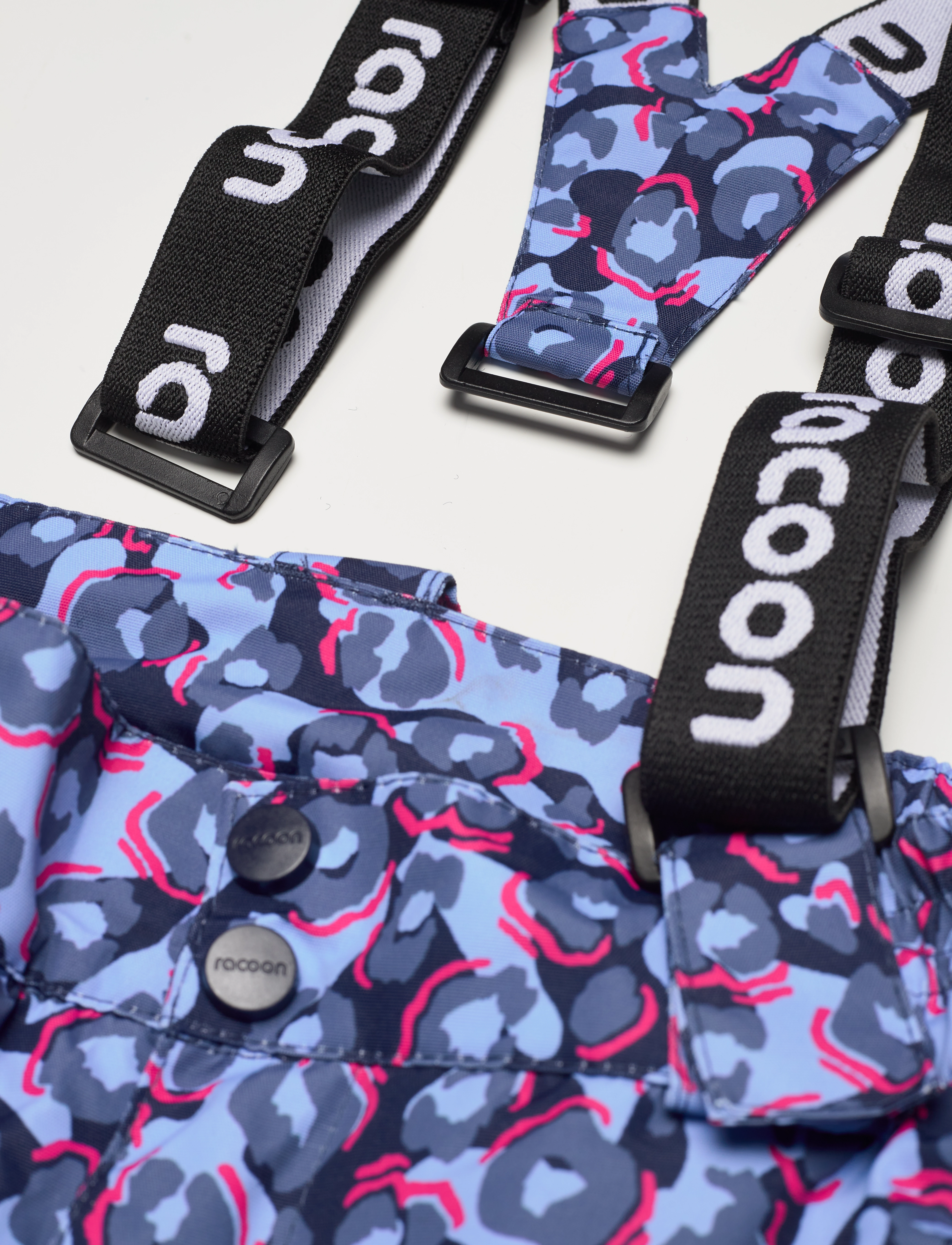 Racoon - Seattle Winter Overalls - navy animal - 4