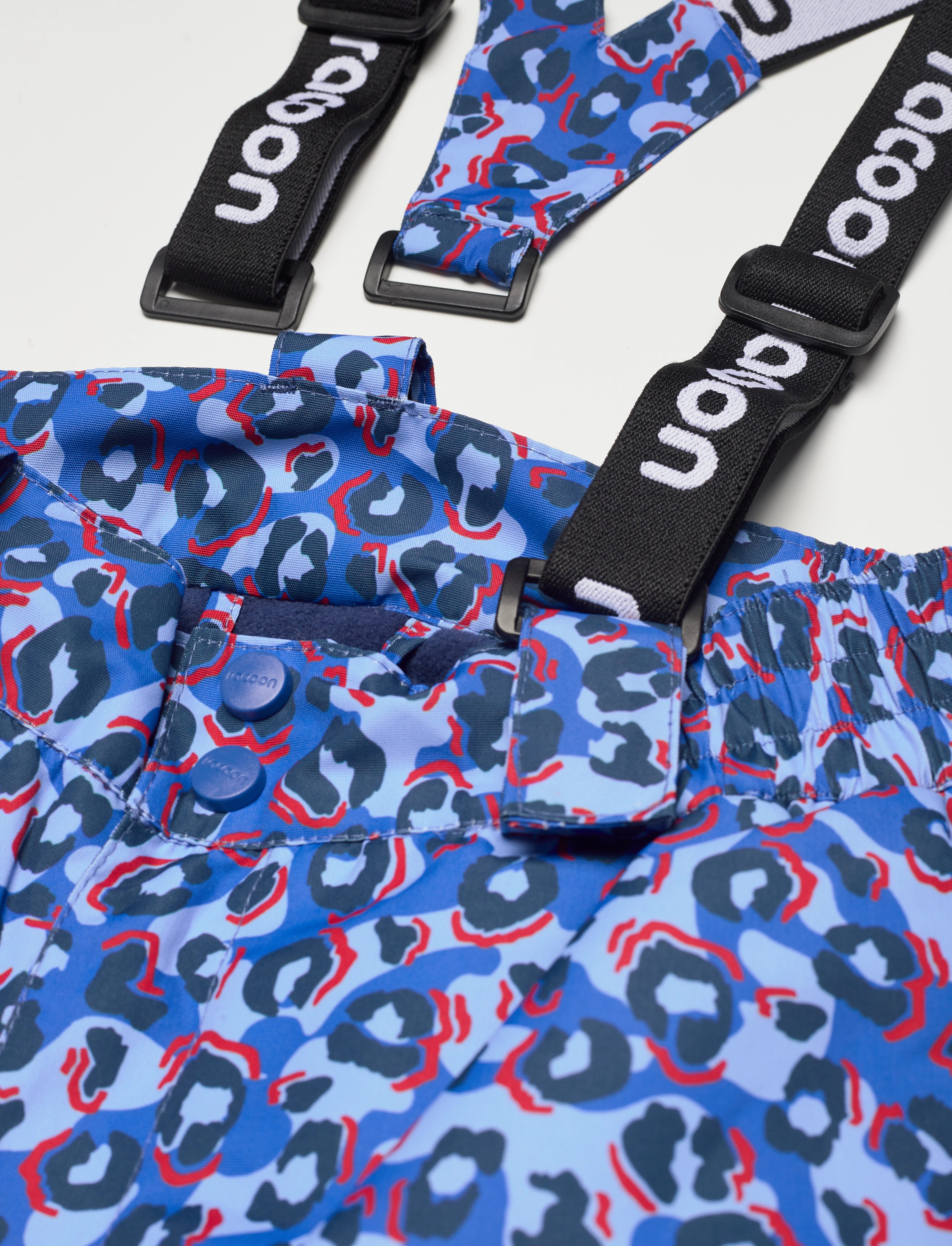 Racoon - Seattle Winter Overalls - strong blue animal - 3