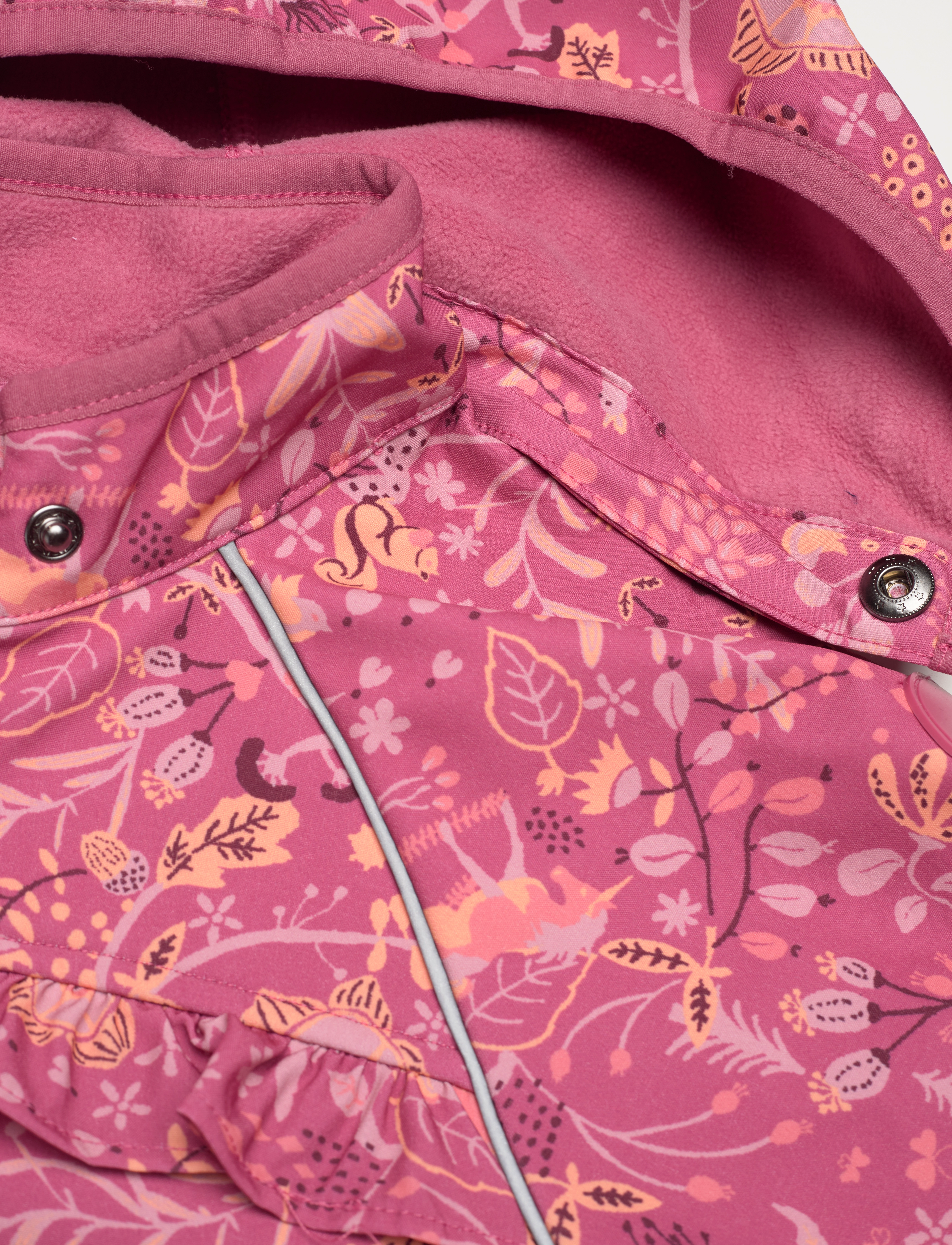 Racoon - Memphis Fairytale Softshell Jacket - rose wine fairytale - 4