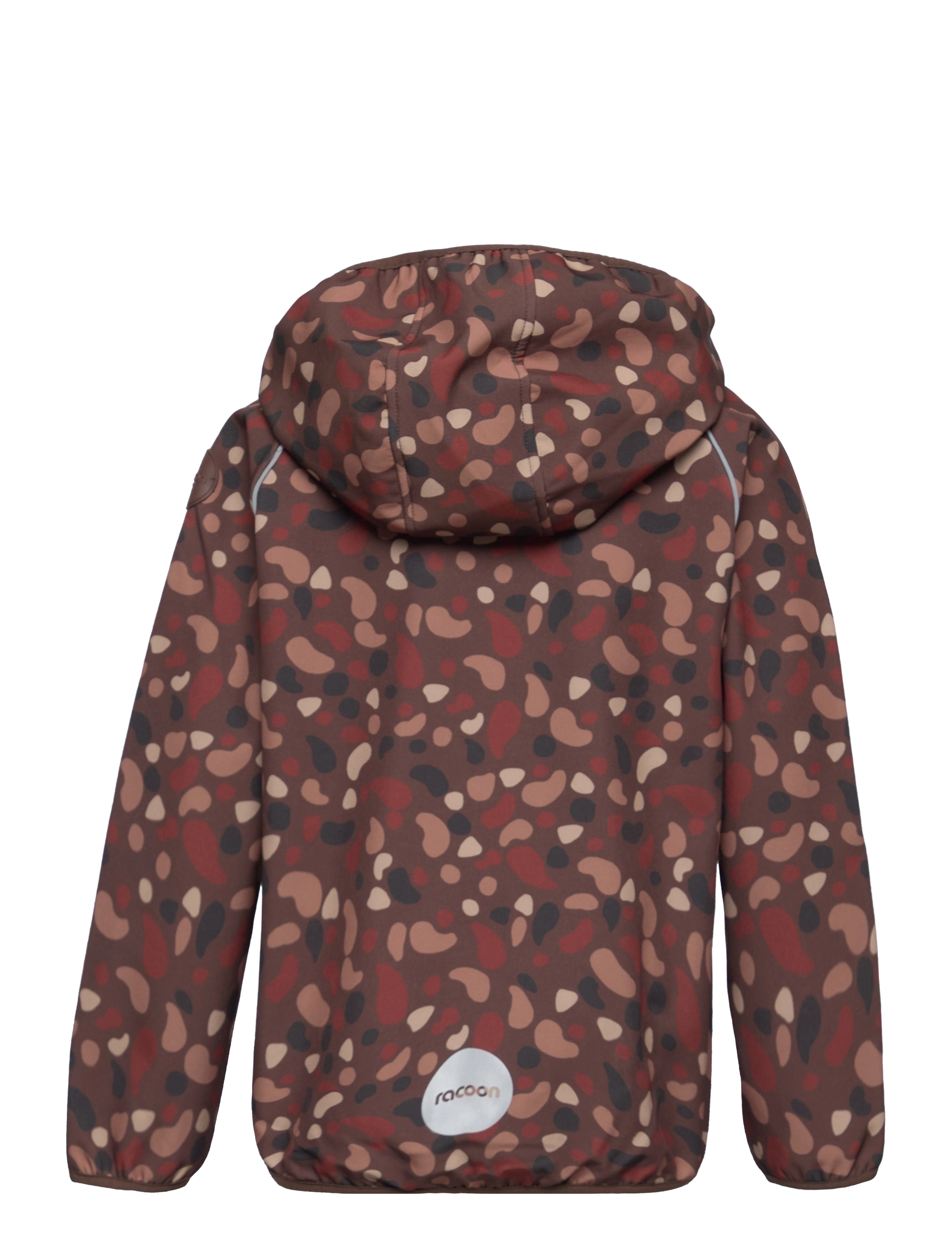 Racoon - Wellington Softshell Jacket - brown organic shape - 1