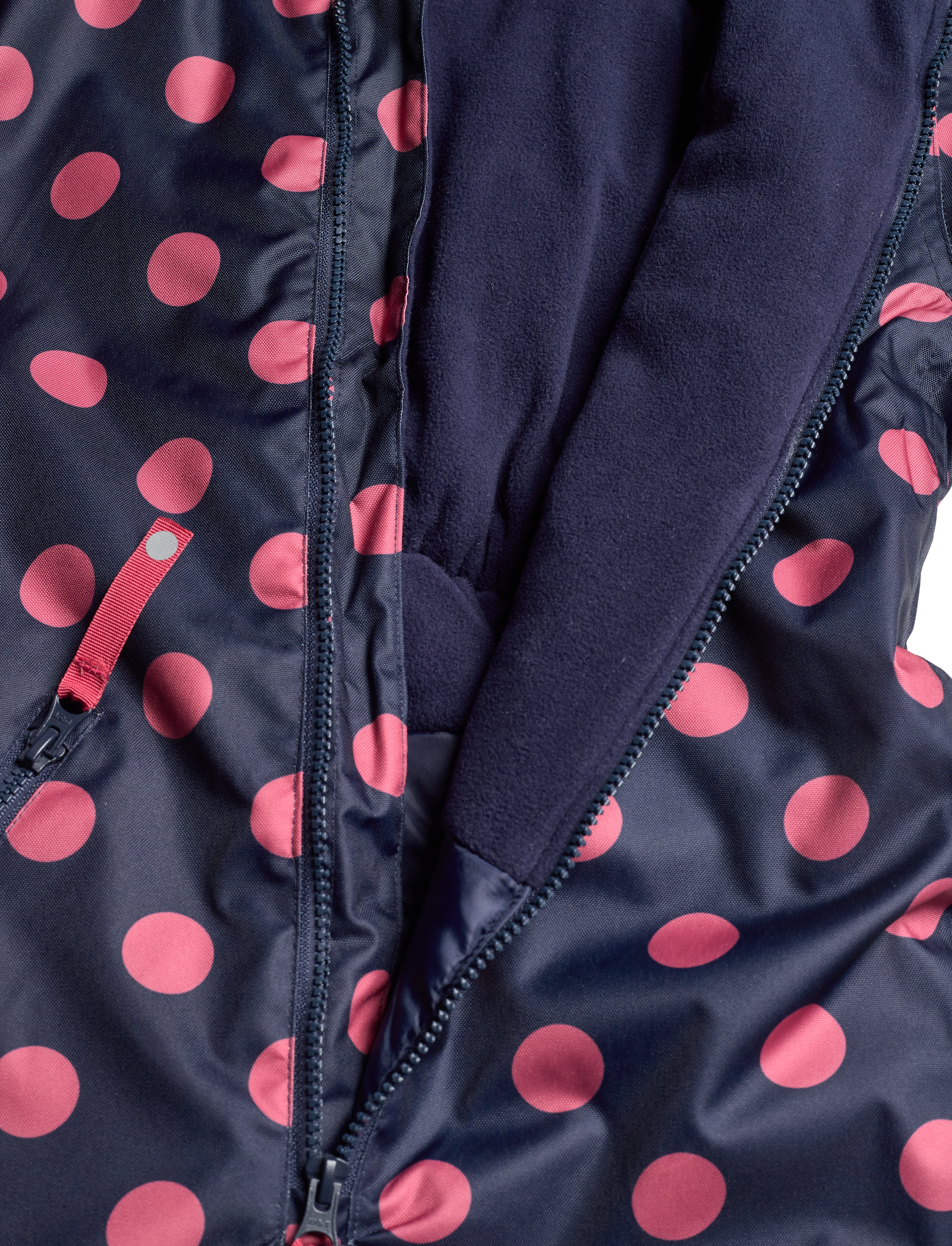 Racoon - Adna Snowsuit - navy - rose - 3