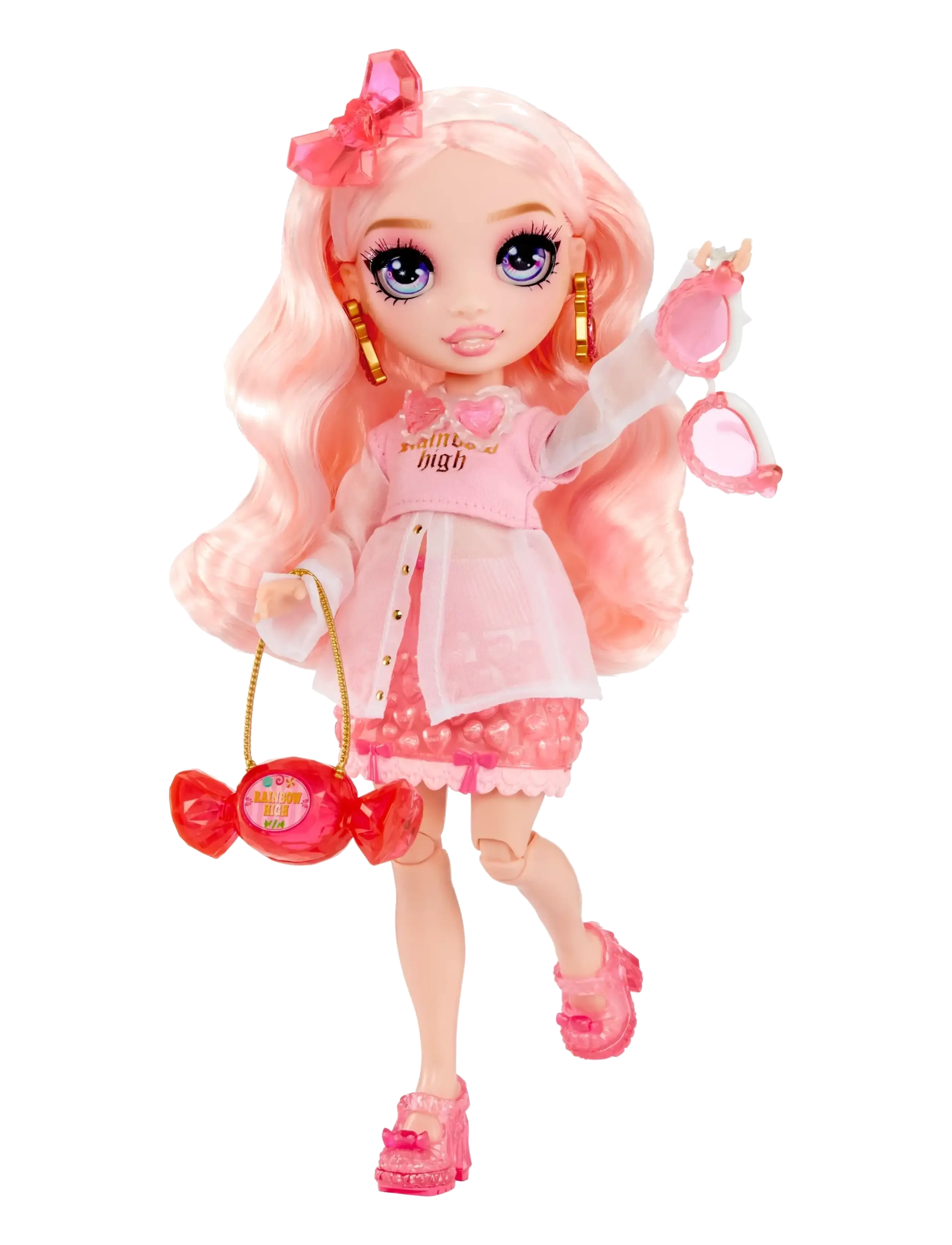 Rainbow High - RAINBOW HIGH Creative Crystals Fashion Doll- Bella - dukker - multicolor - 4