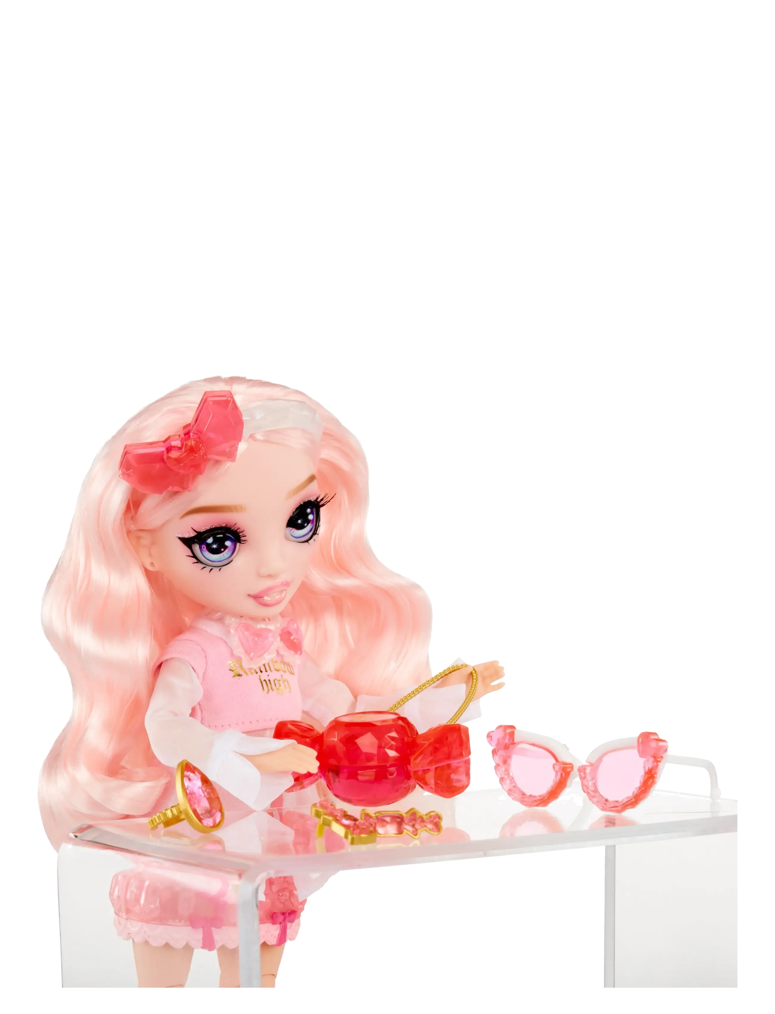 Rainbow High - RAINBOW HIGH Creative Crystals Fashion Doll- Bella - dukker - multicolor - 5