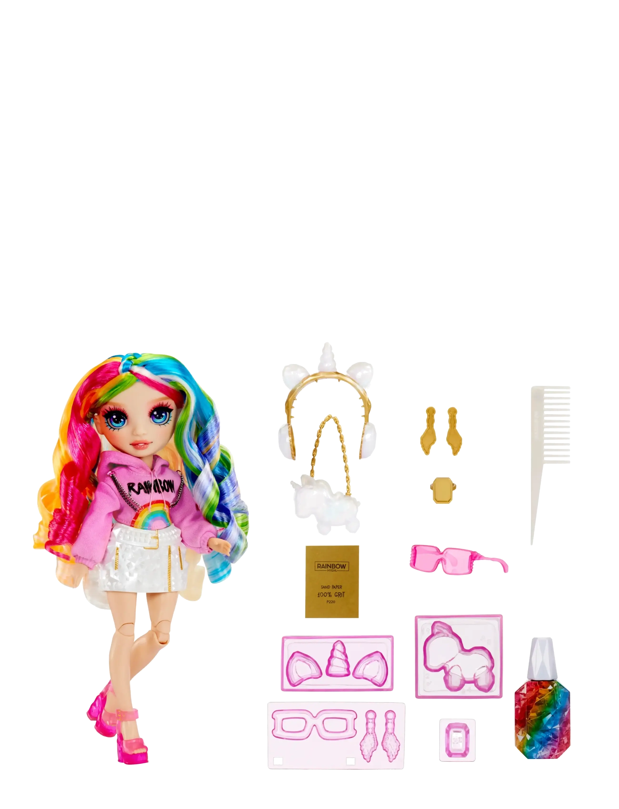 Rainbow High - RAINBOW HIGH Creative Crystals Fashion Doll- Amaya - dukker & tilbehør - multicolor - 1