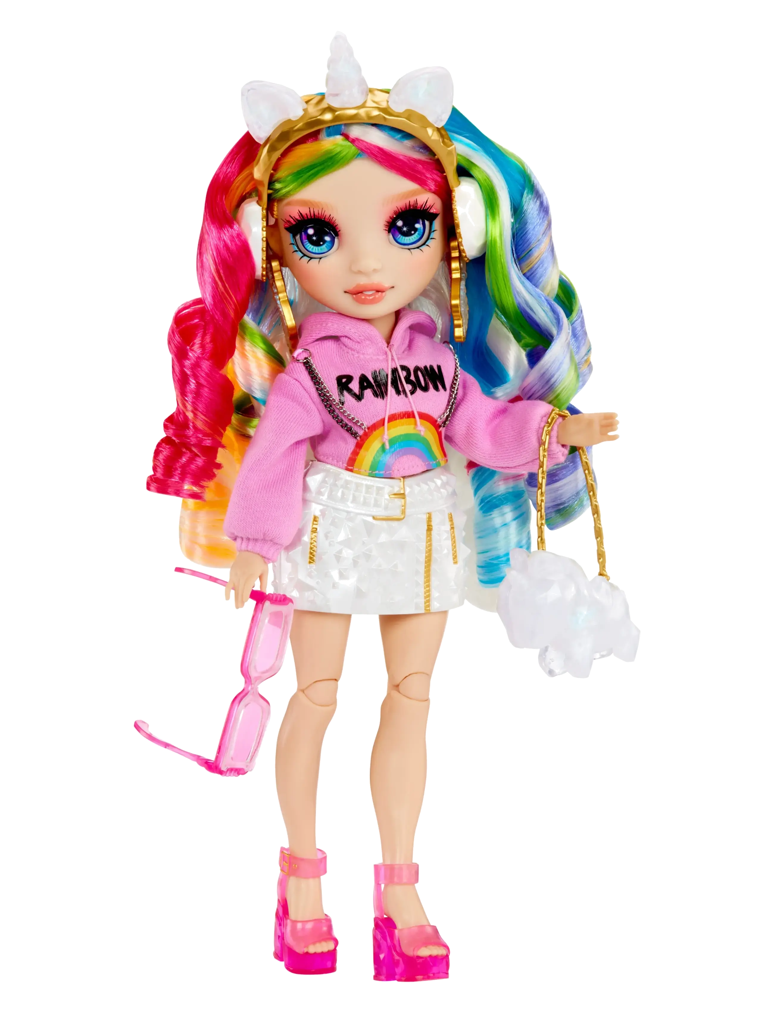 Rainbow High - RAINBOW HIGH Creative Crystals Fashion Doll- Amaya - dukker & tilbehør - multicolor - 2