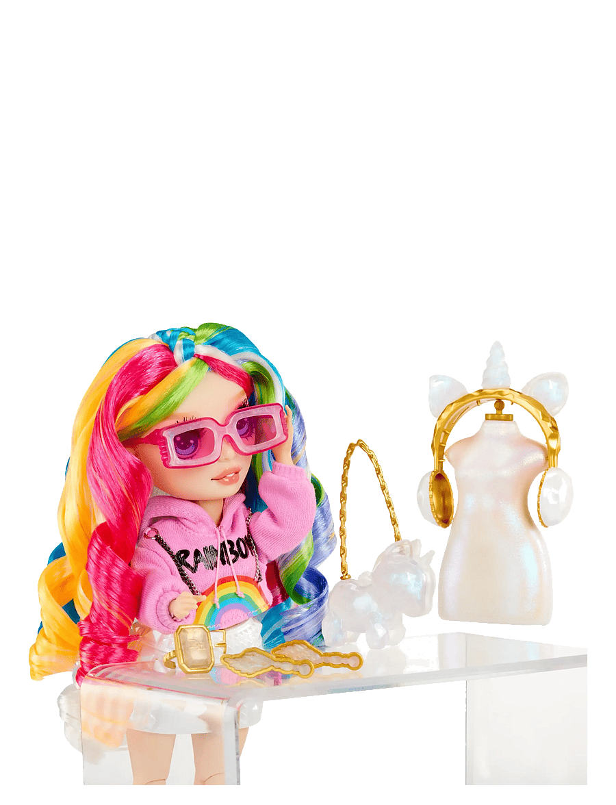 Rainbow High - RAINBOW HIGH Creative Crystals Fashion Doll- Amaya - dúkkur - multicolor - 3