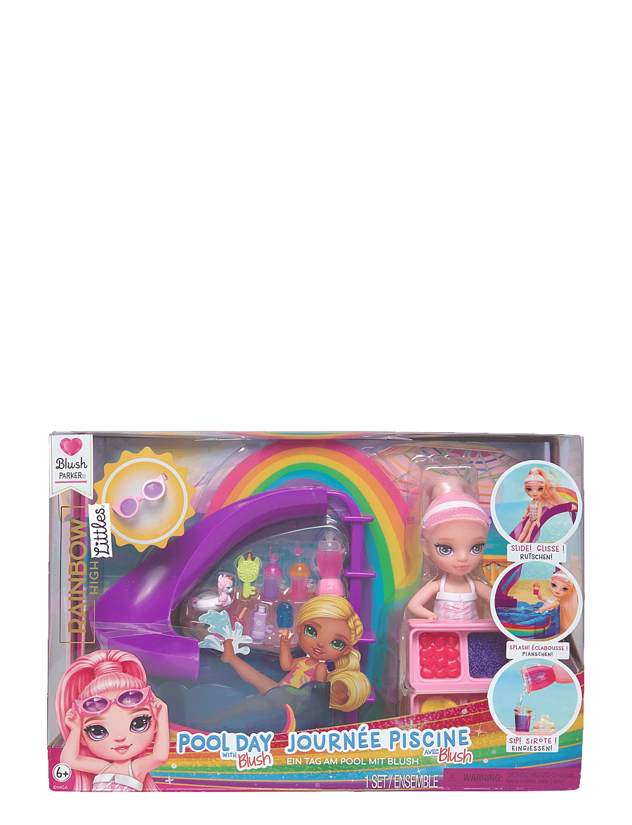 Rainbow High - RAINBOW HIGH Little Compact Playset- Swim - dockor - multicolor - 0