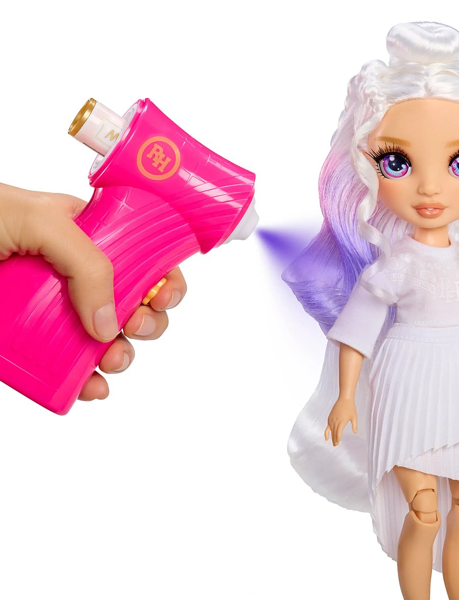 Rainbow High - RAINBOW HIGH Air Brush & Create Fashion Dolls Purple Eyes - dúkkur - multicolor - 3