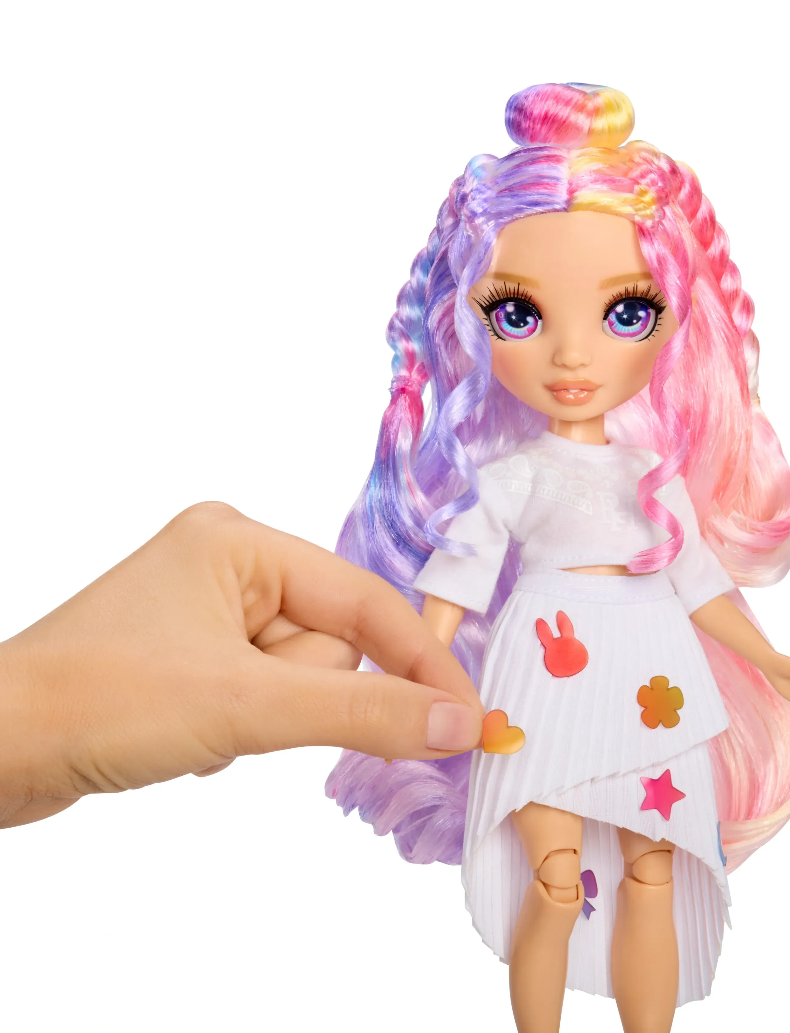 Rainbow High - RAINBOW HIGH Air Brush & Create Fashion Dolls Purple Eyes - dukker - multicolor - 4