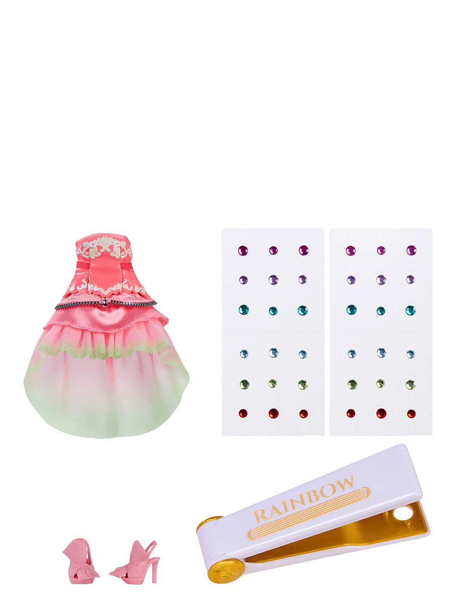 Rainbow High - RAINBOW HIGH Be Dazzling Fashion Dolls- Pink - Adeline Rose - dukker - multicolor - 1