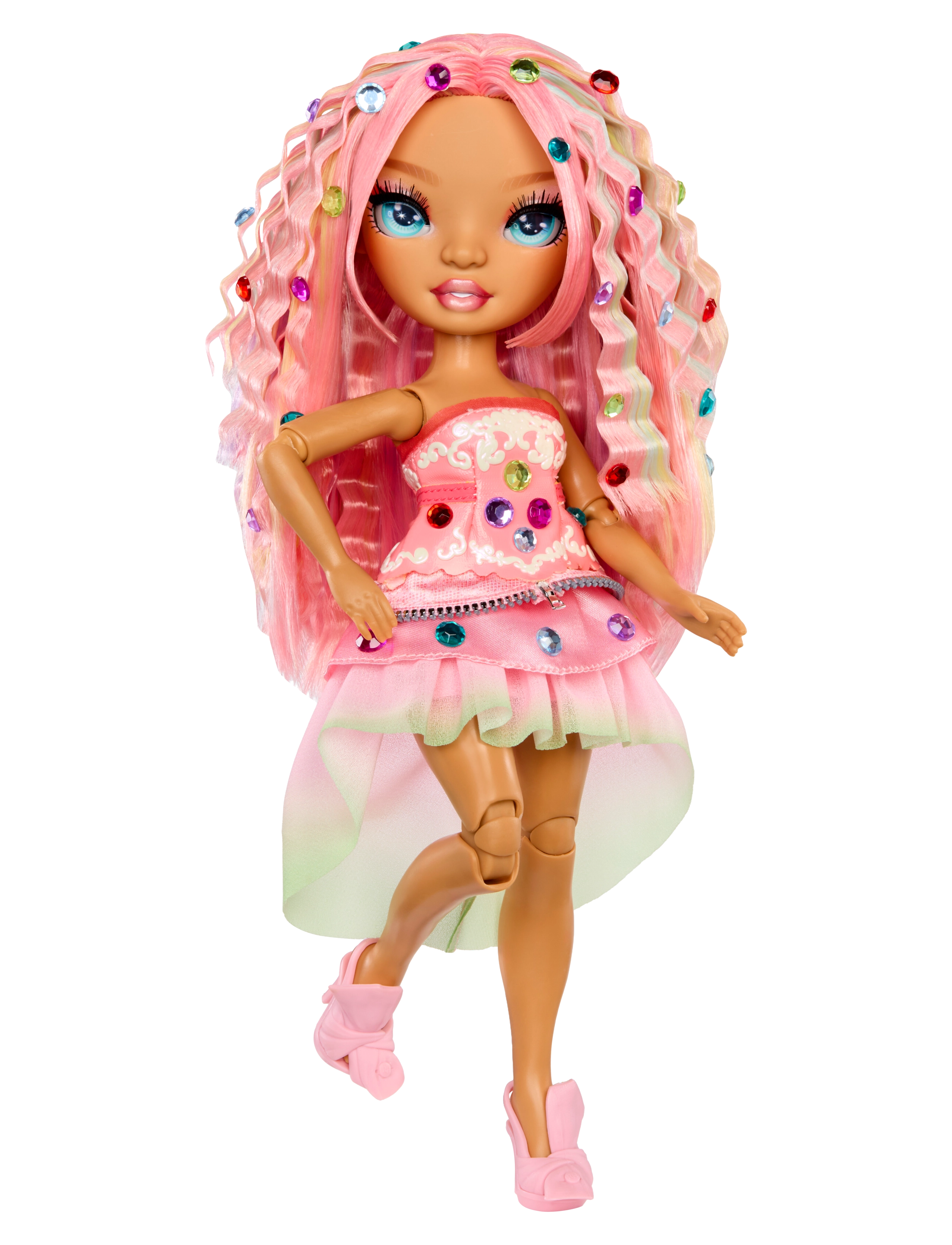 Rainbow High - RAINBOW HIGH Be Dazzling Fashion Dolls- Pink - Adeline Rose - dukker - multicolor - 2