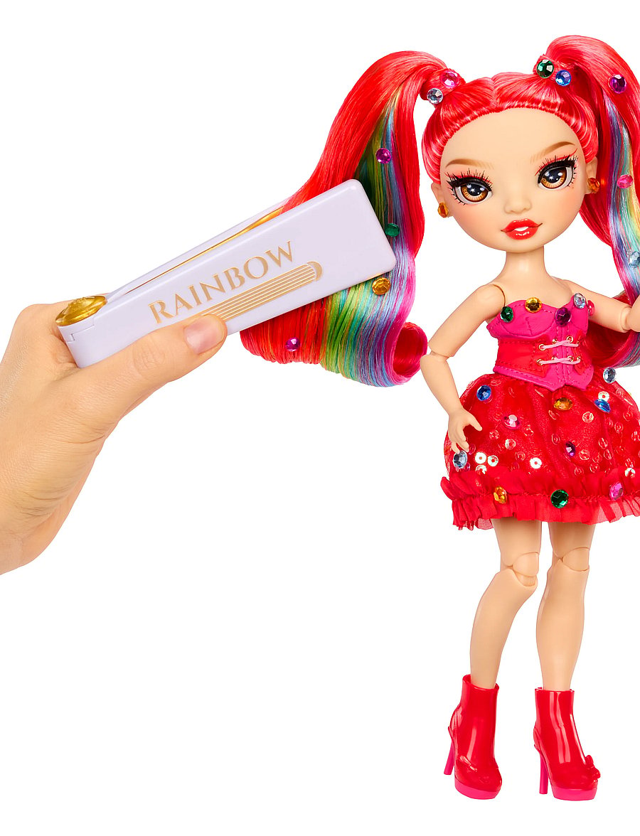 Rainbow High - RAINBOW HIGH Be Dazzling Fashion Dolls- Red - Vivienne Rouge - dukker - multicolor - 0