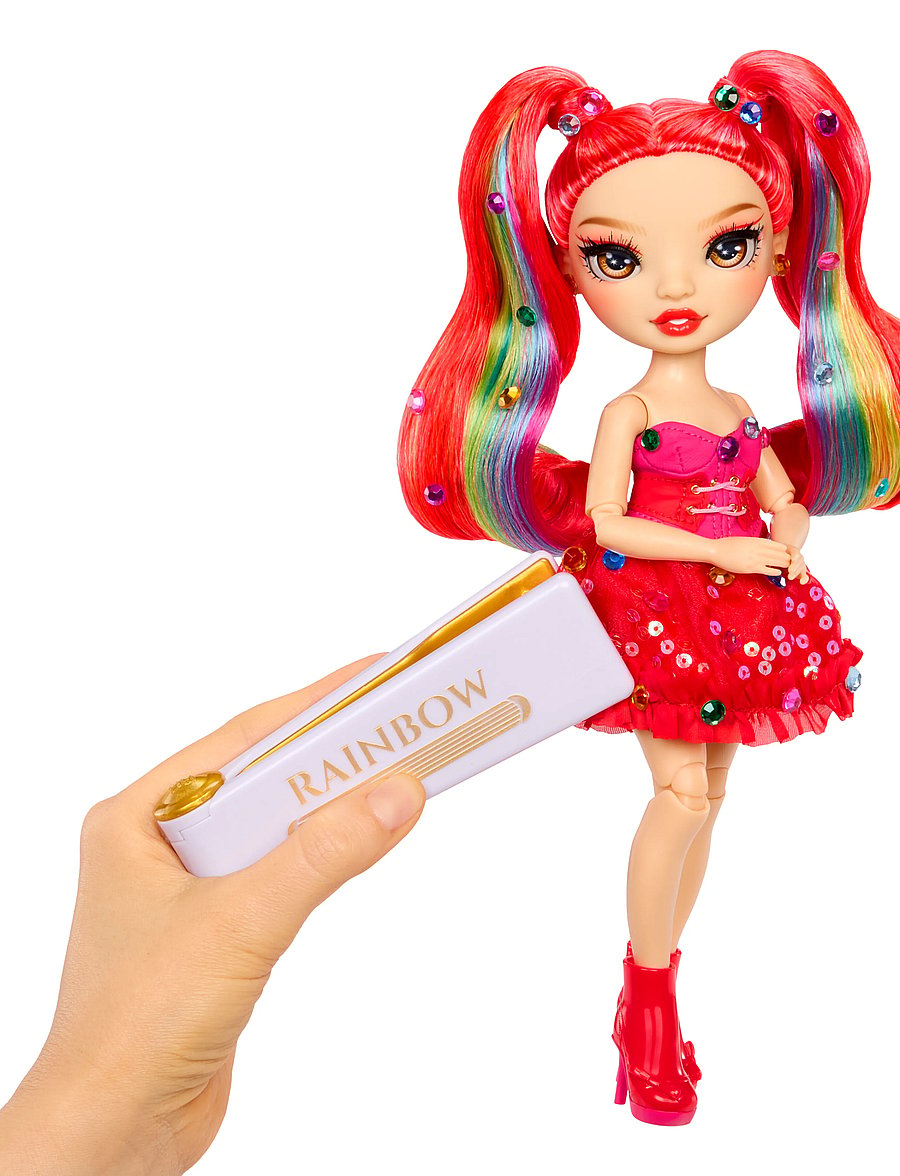 Rainbow High - RAINBOW HIGH Be Dazzling Fashion Dolls- Red - Vivienne Rouge - dukker - multicolor - 4
