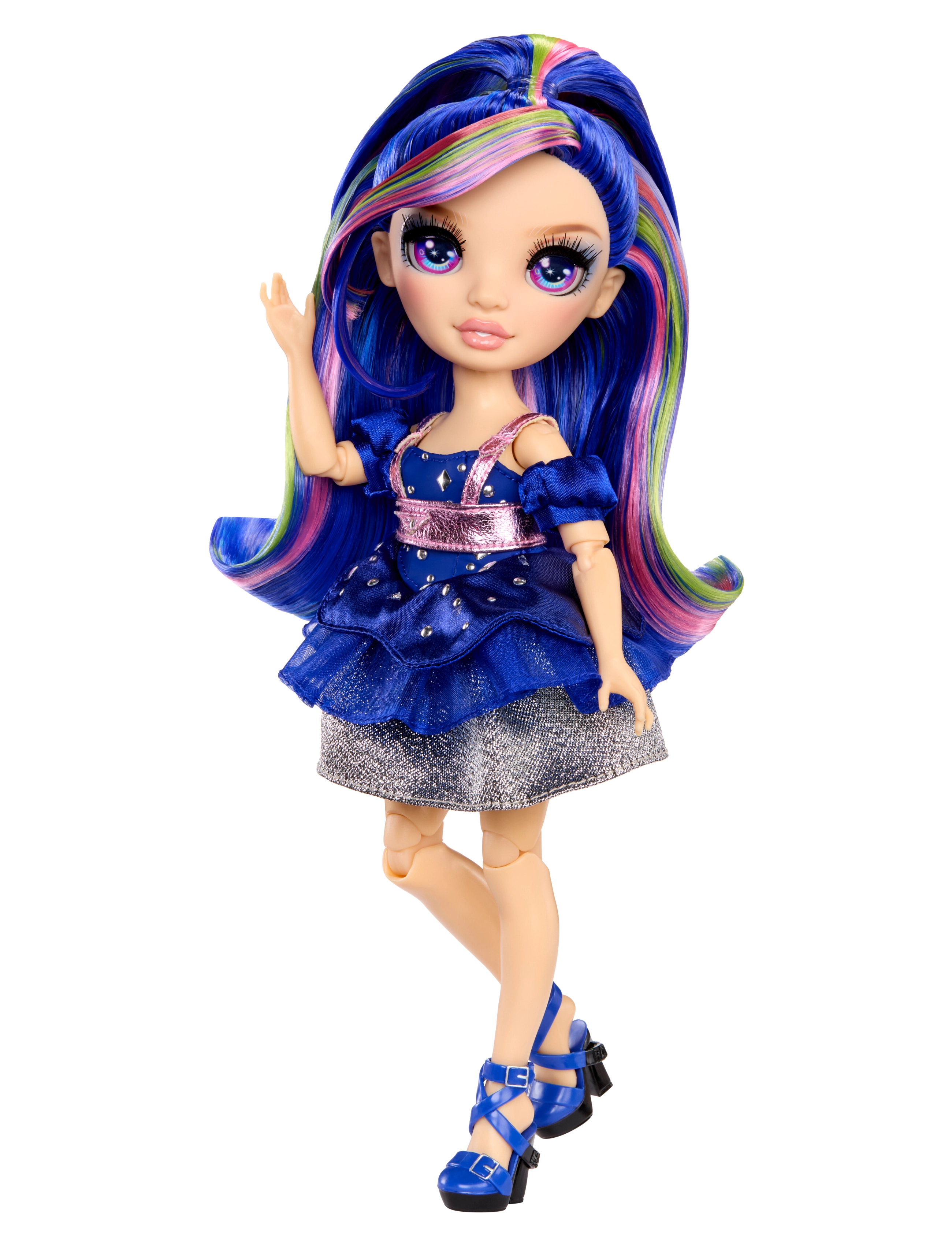 Rainbow High Be Dazzling Fashion Dolls- Blue Genevieve Bleue, Børn, Dolls, Blå, Str: ONE SIZE