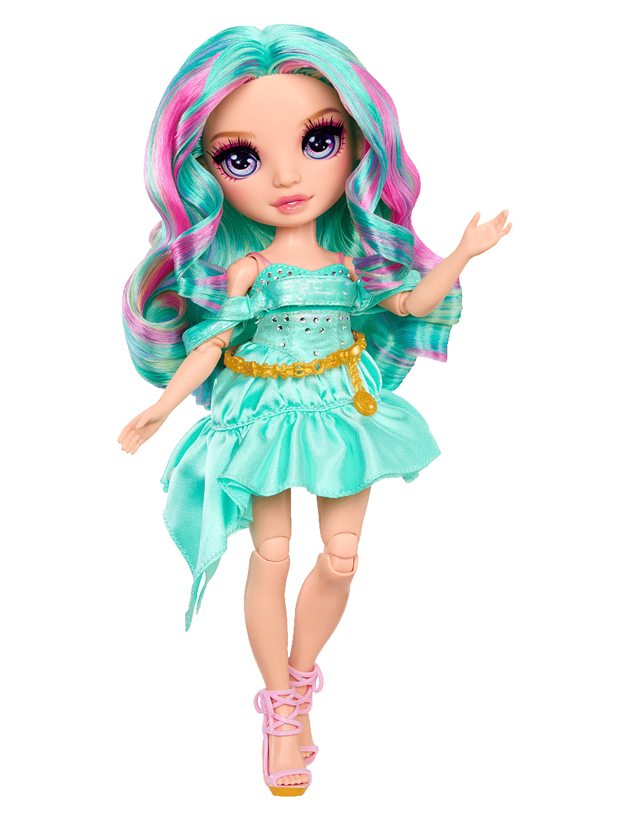 Rainbow High - RAINBOW HIGH Be Dazzling Fashion Dolls- Teal - Celine Turquise - dockor - multicolor - 0