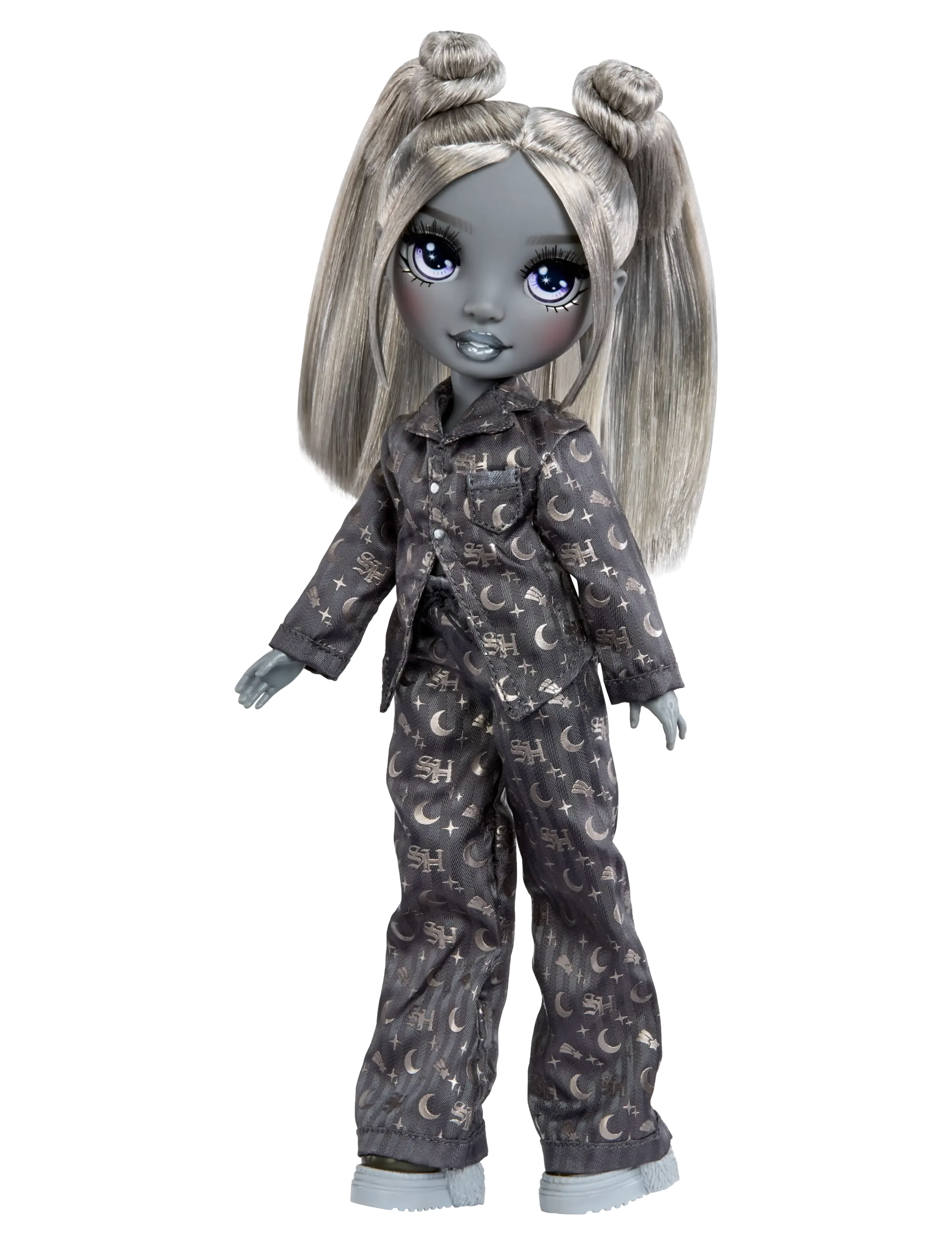 Rainbow High Shadow High Fashion Doll Girls Night Luna (Grey Hair), Børn, Dolls, Multi/mønstret, Str: ONE SIZE