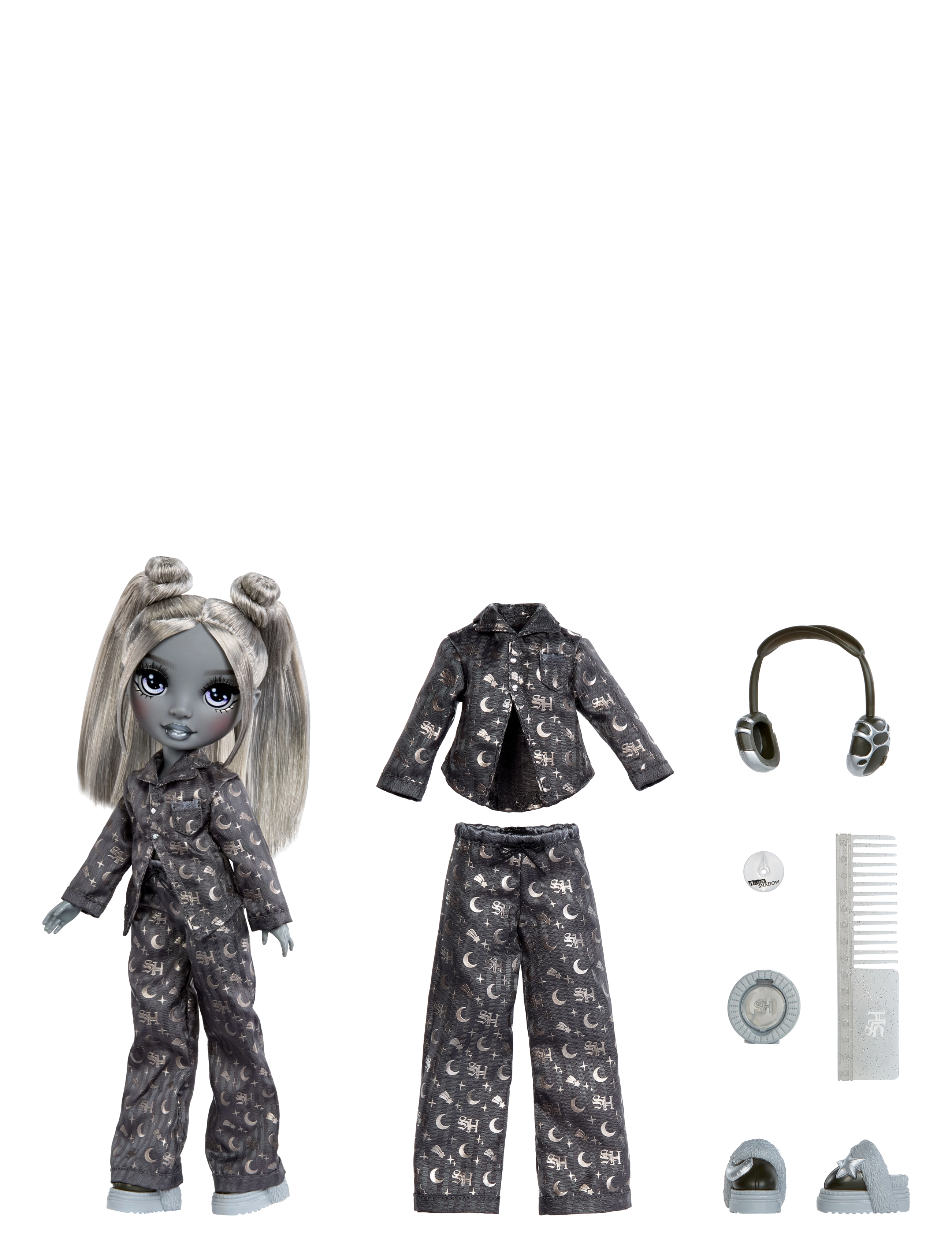 Rainbow High - SHADOW HIGH Fashion Doll Girls Night - Luna (grey hair) - multicolor - 2