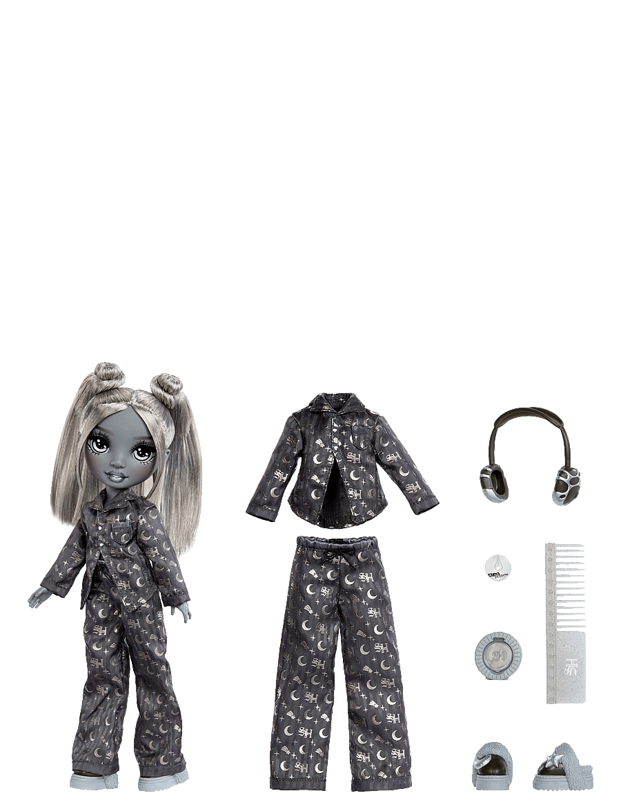 Rainbow High - SHADOW HIGH Fashion Doll Girls Night - Luna (grey hair) - dockor - multicolor - 2