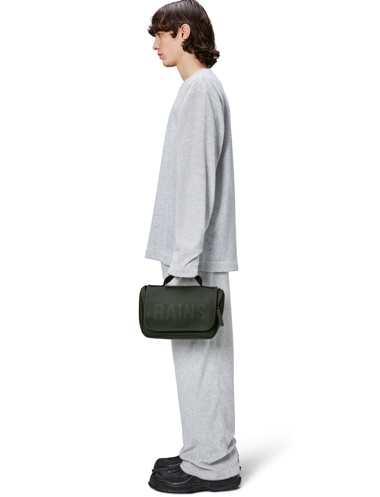 Rains Texel Wash Bag W3 - Black - ONE SIZE 1