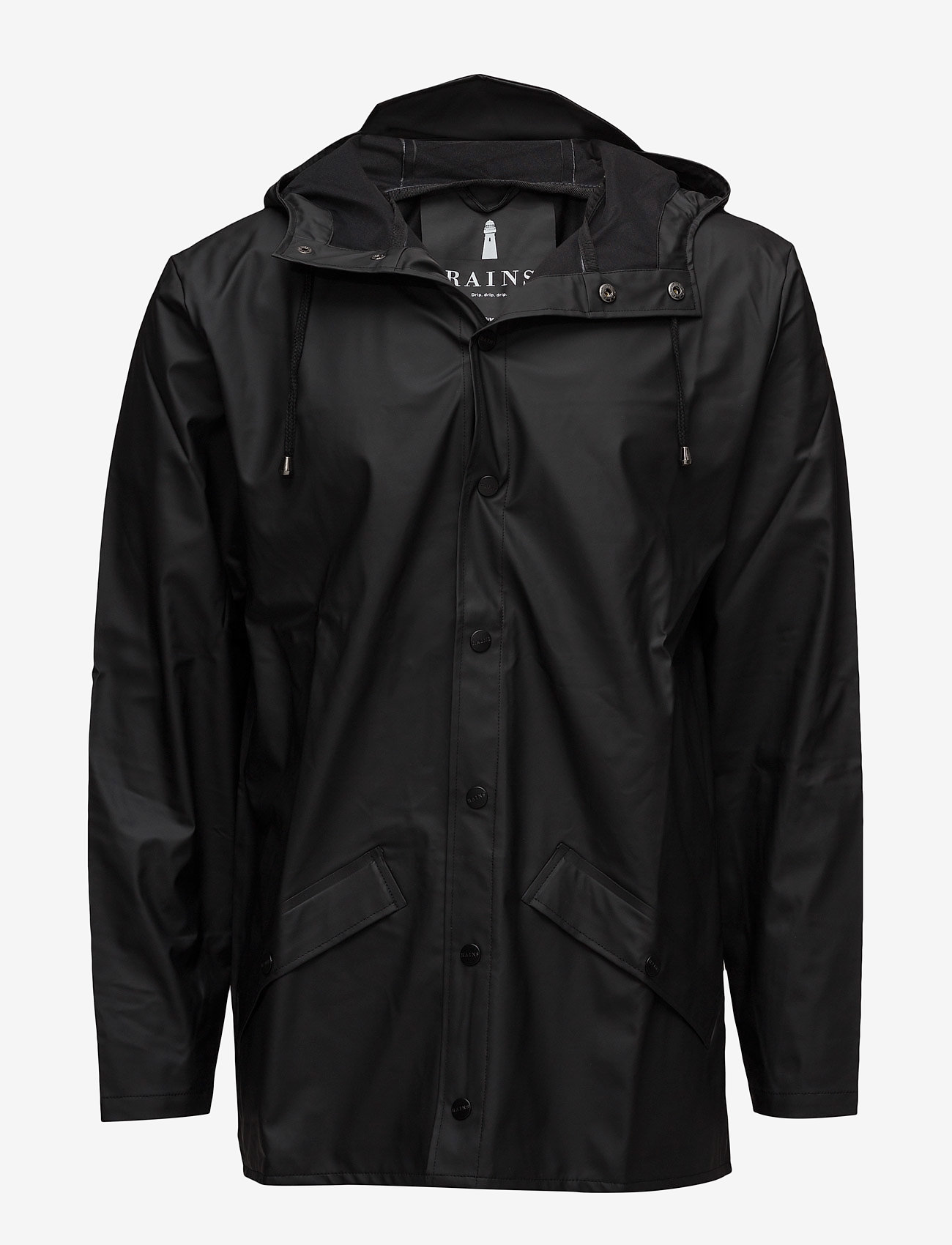Rains Jacket W3, XL, Rainwear, Schwarz - Rain Coats, Frauen